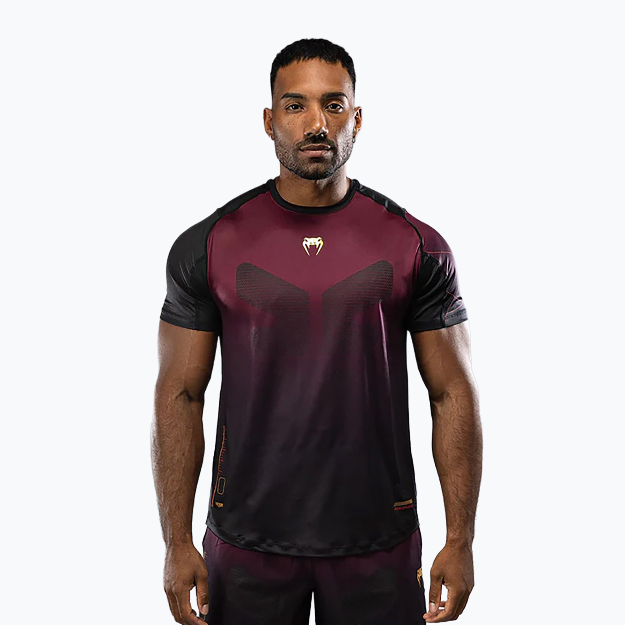 Koszulka treningowa męska Venum Tactical XT black/burgundy/gold 