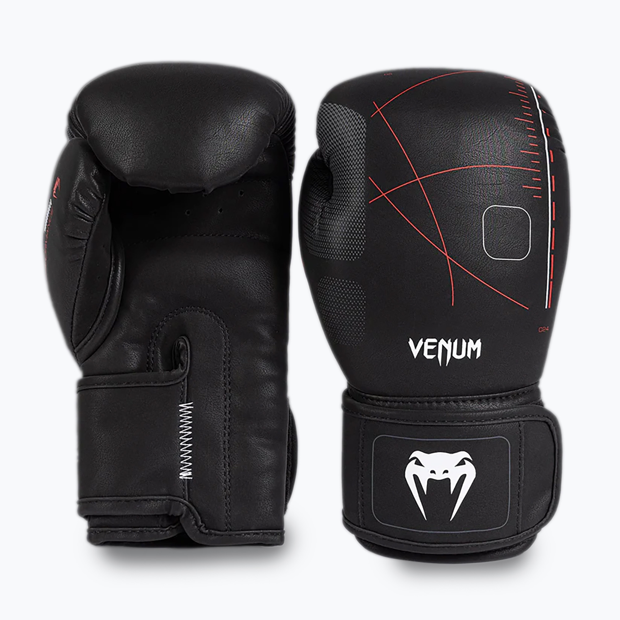 Rękawice sparingowe Venum Tactical XT black/fire red 