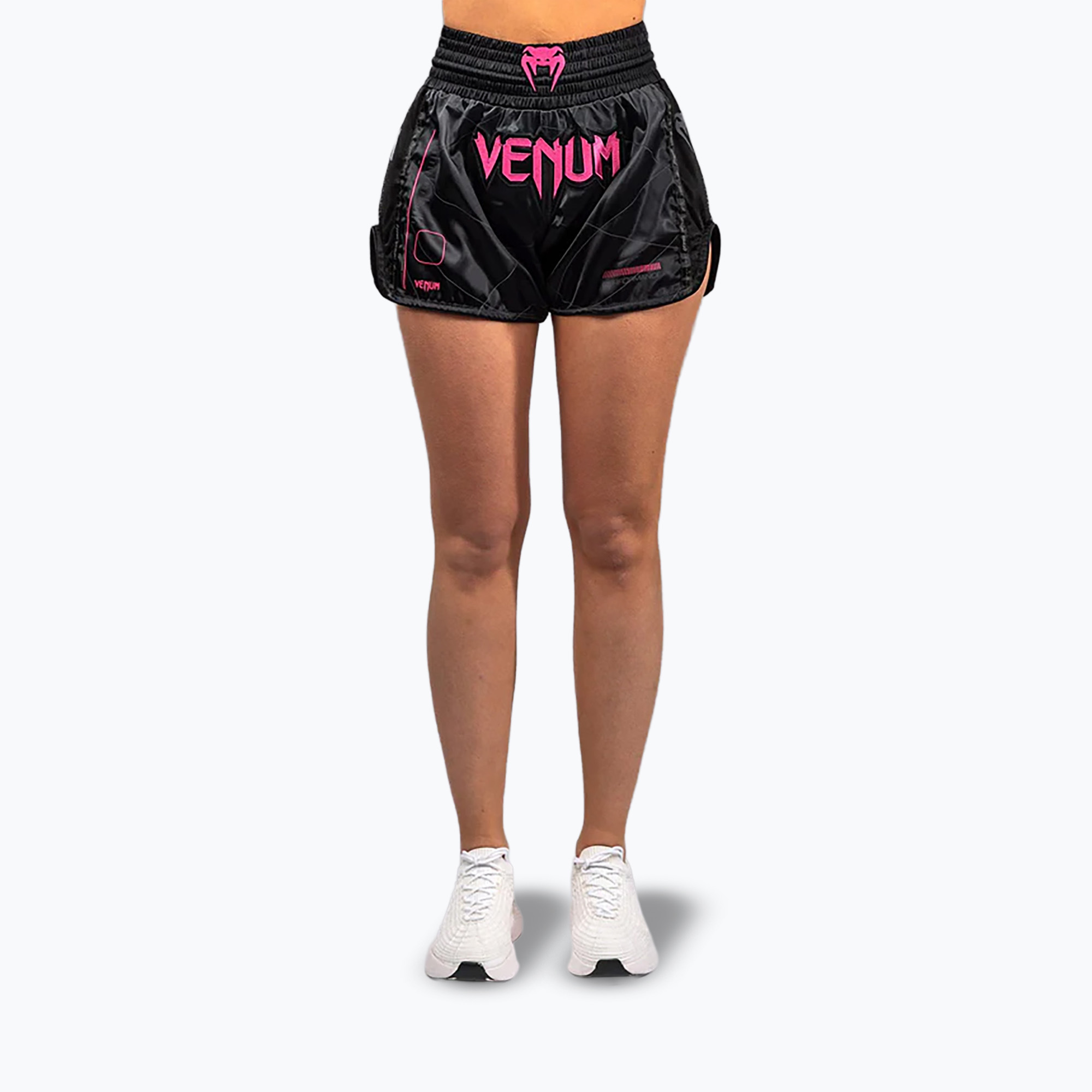 Spodenki treningowe damskie Venum Tactical XT Muay Thai black/storm grey 