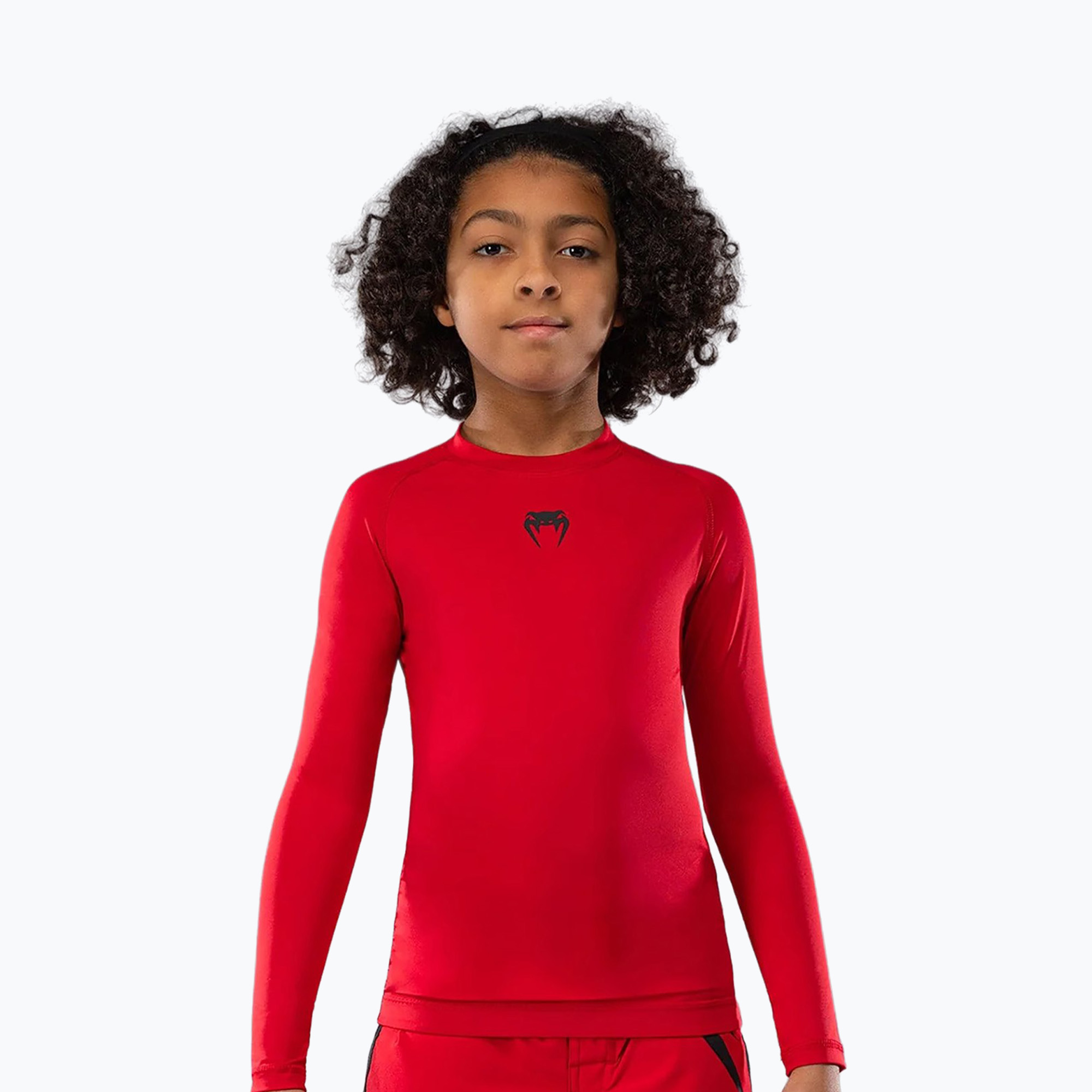 Longsleeve treningowy dziecięcy Venum Contender Rashguards Jr cherry red 