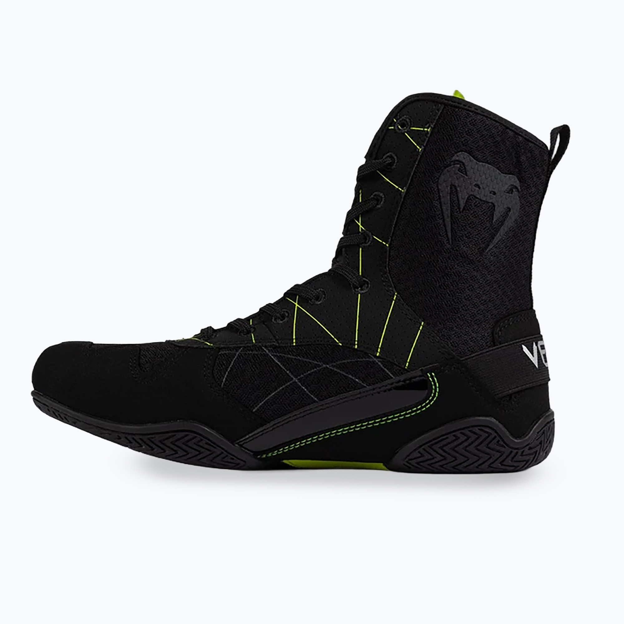 Buty bokserkie męskie Venum Training Camp 4.0 Boxing black/neo green 