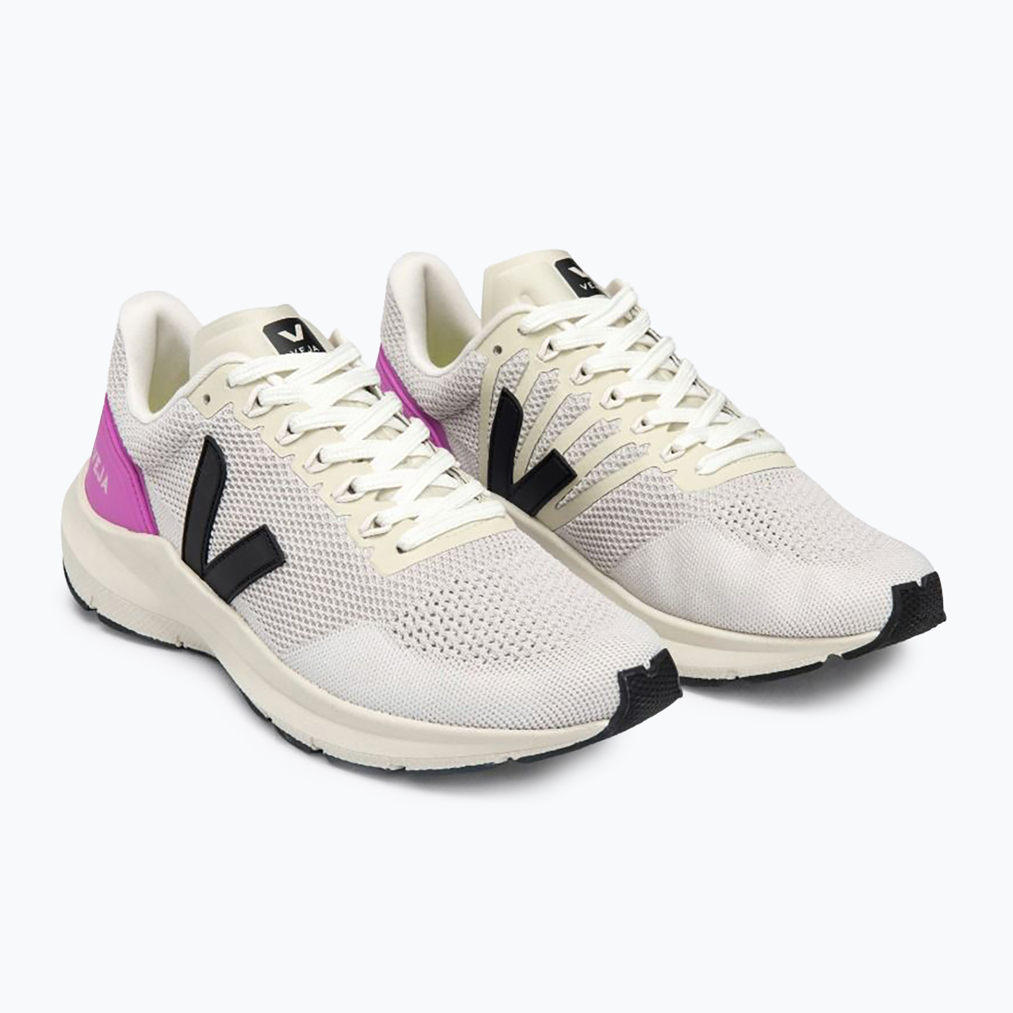 Buty do biegania damskie VEJA Marlin V-Knit chalk/black/ultraviolet | WYSYŁKA W 24H | 30 DNI NA ZWROT