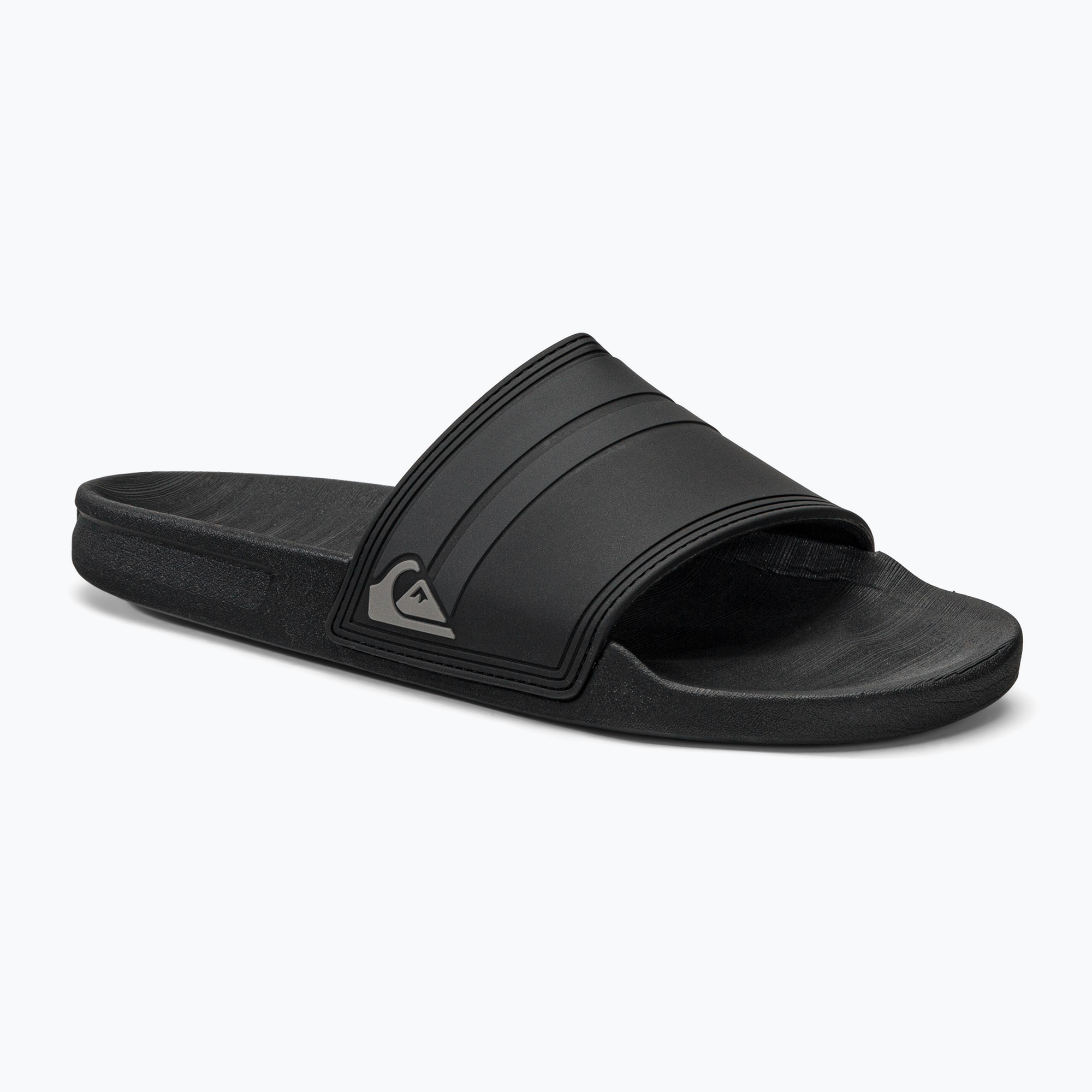 Klapki męskie Quiksilver Rivi Slide black/black/grey | WYSYŁKA W 24H | 30 DNI NA ZWROT