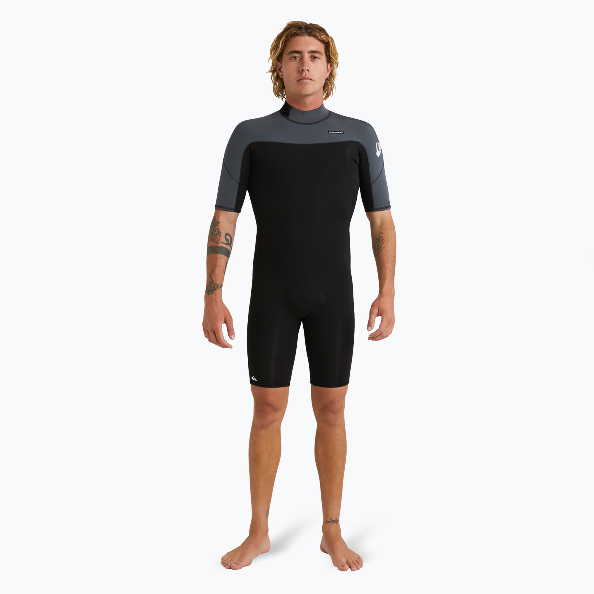 Pianka do pływania męska Quiksilver Everyday Sessions 2/2 mm Back Zip Springsuit black/gun metal | WYSYŁKA W 24H | 30 DNI NA ZWROT