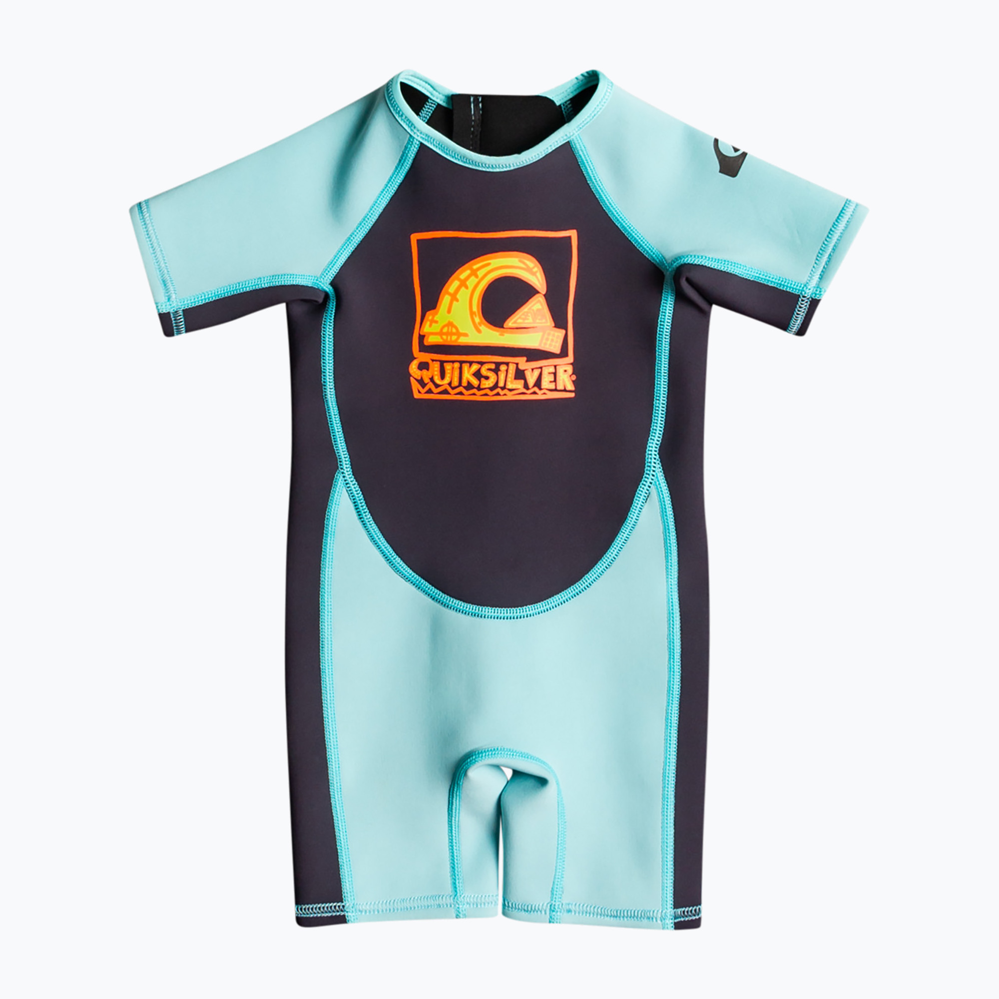 Pianka do pływania dziecięca Quiksilver 1.5 mm Toddler Back Zip Springsuit black/jet black/blue | WYSYŁKA W 24H | 30 DNI NA ZWROT