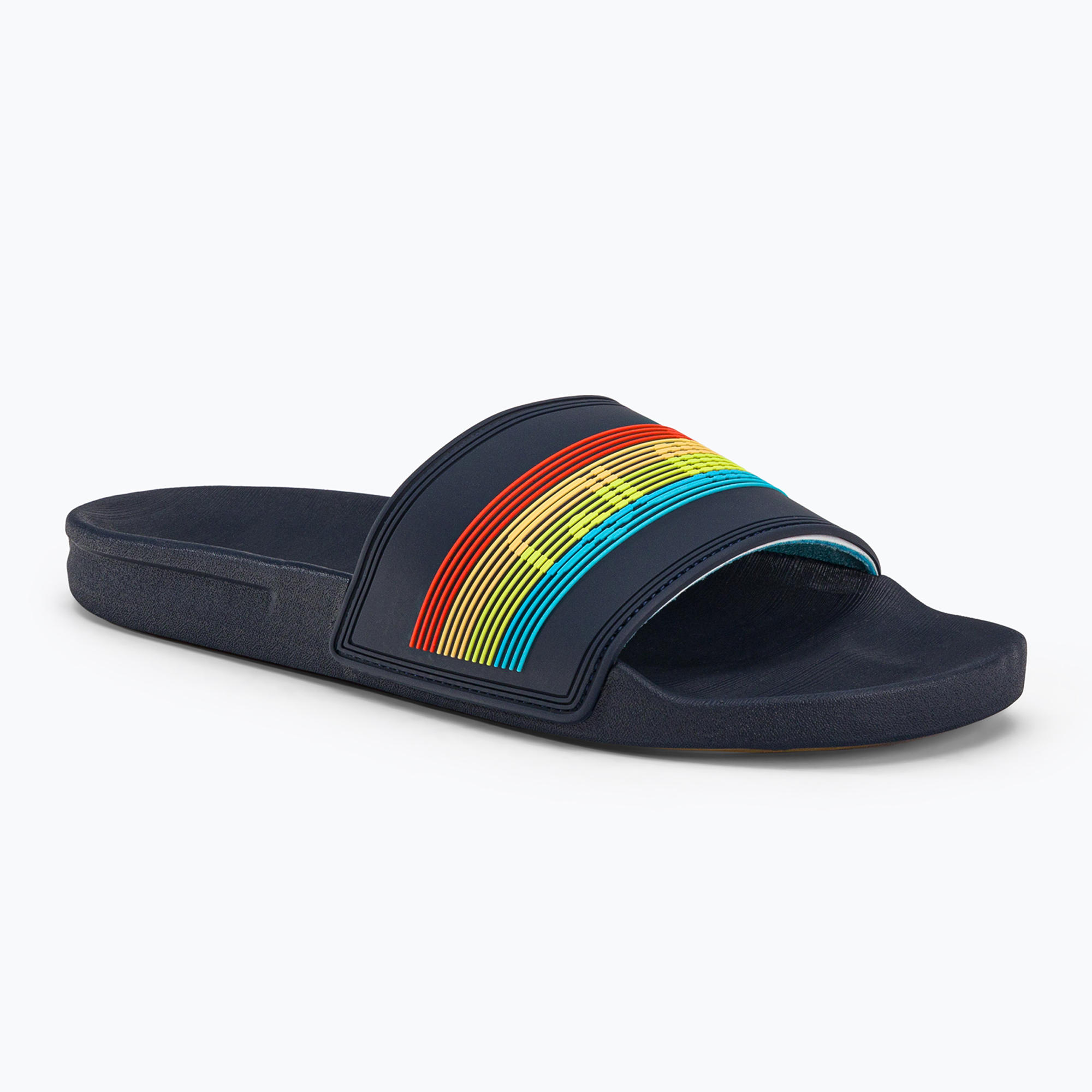 Klapki męskie Quiksilver Rivi Wordmark Slide blue | WYSYŁKA W 24H | 30 DNI NA ZWROT