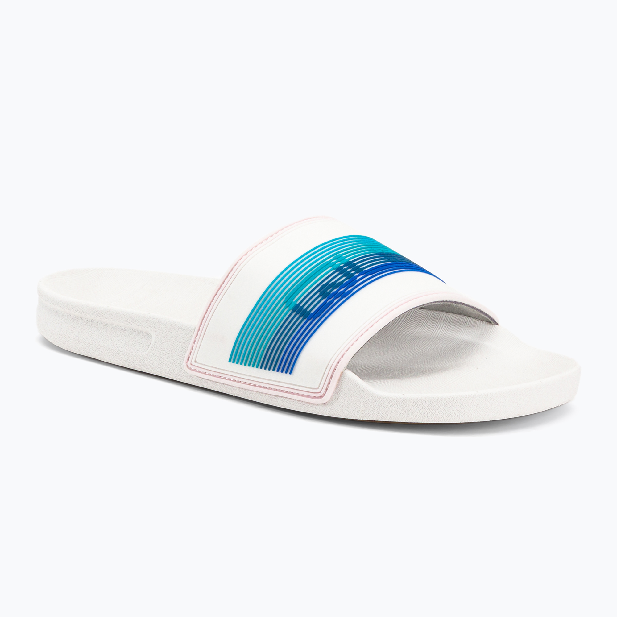 Klapki męskie Quiksilver Rivi Wordmark Slide white/blue/blue | WYSYŁKA W 24H | 30 DNI NA ZWROT