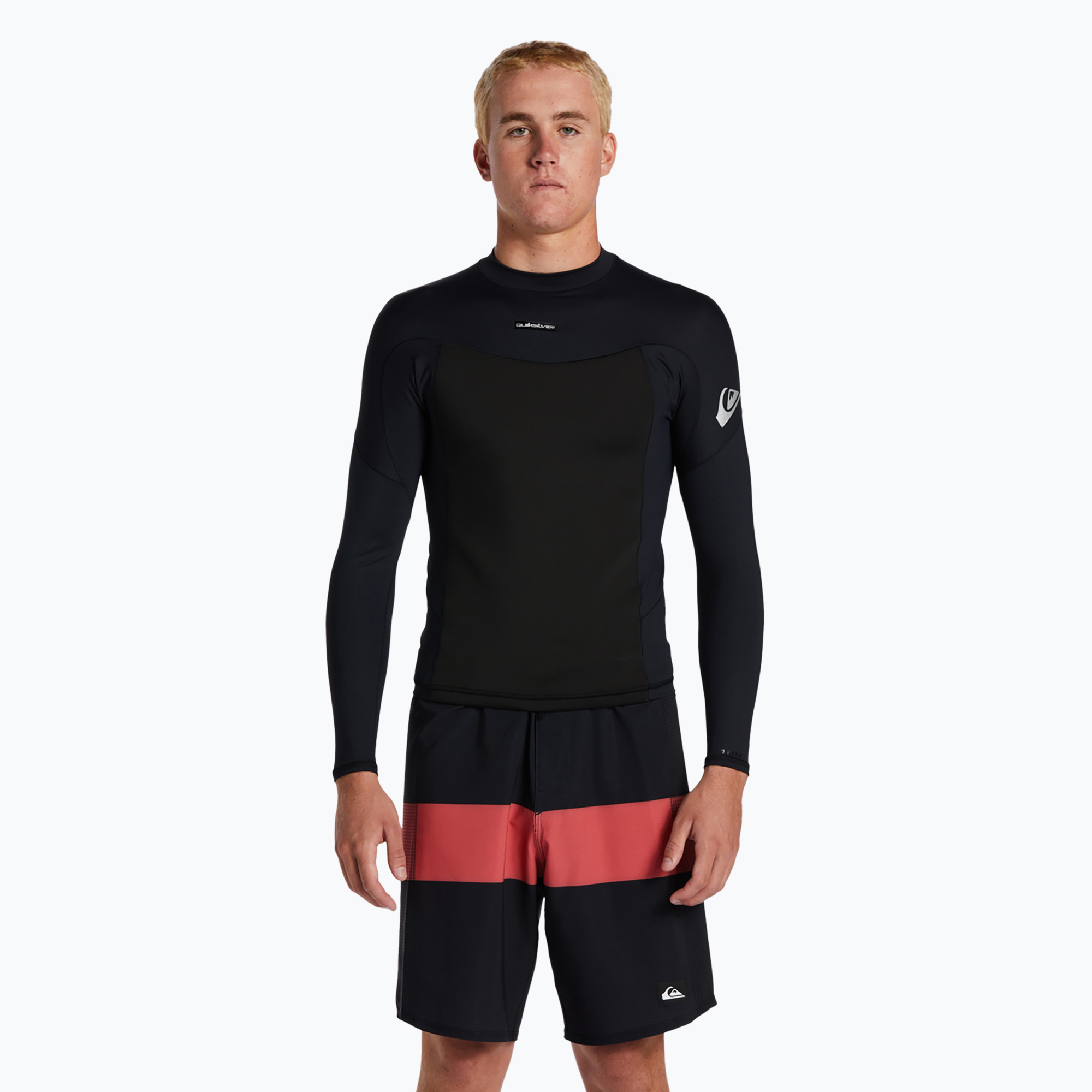 Docieplacz neoprenowy Quiksilver Sessions 1 mm Neoshirt black/grey/orange | WYSYŁKA W 24H | 30 DNI NA ZWROT