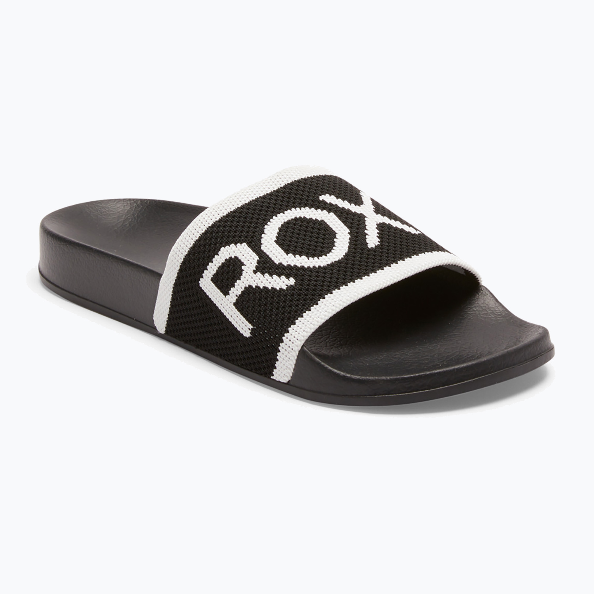 Klapki damskie ROXY Slippy Knit black 
