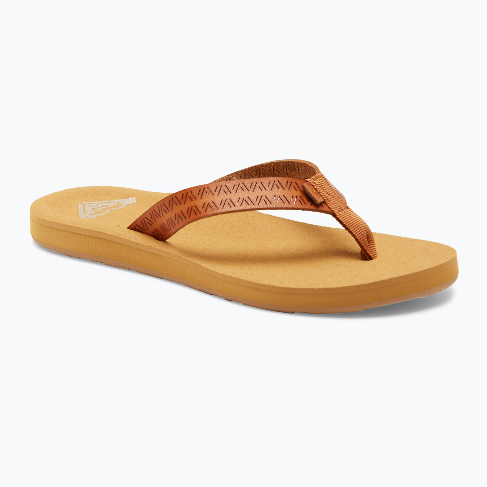 Japonki damskie ROXY Porto Motif tan 