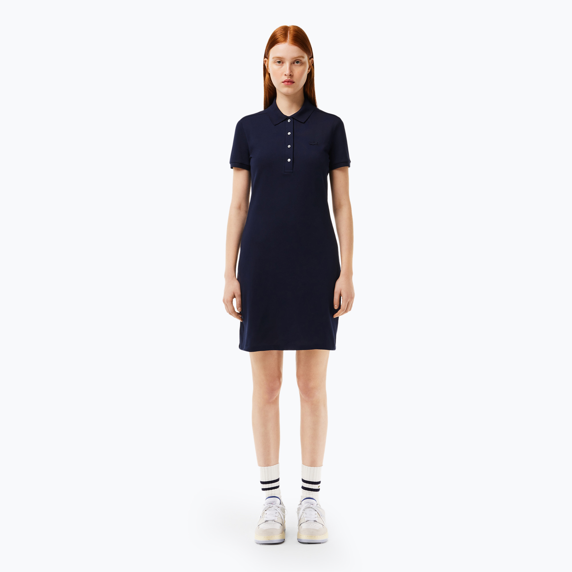 Sukienka Lacoste EF5473 166 navy blue | WYSYŁKA W 24H | 30 DNI NA ZWROT