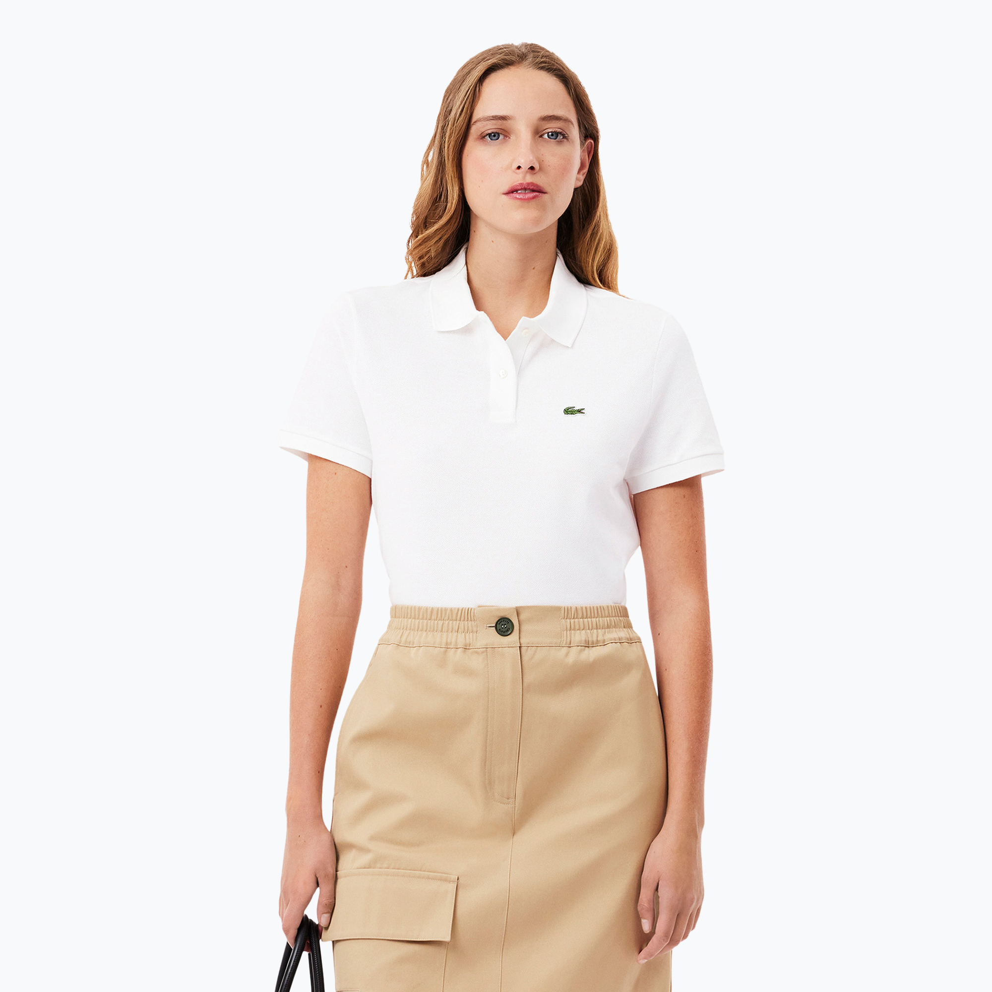 Koszulka polo damska Lacoste Polo PF7839 white | WYSYŁKA W 24H | 30 DNI NA ZWROT