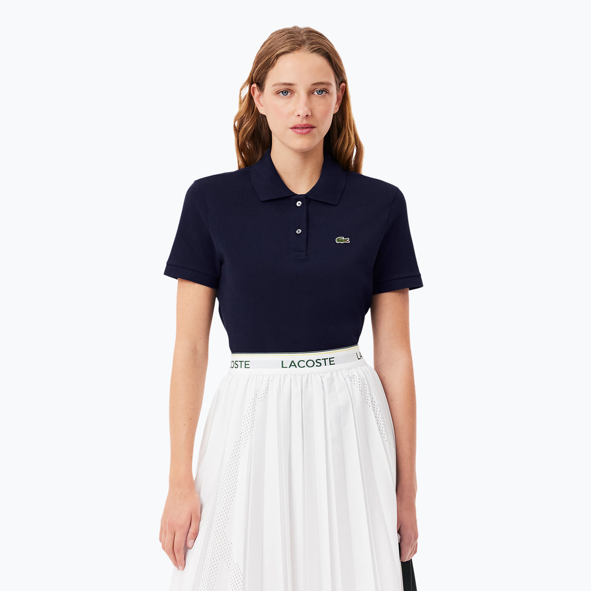 Koszulka polo damska Lacoste Polo PF7839 navy blue | WYSYŁKA W 24H | 30 DNI NA ZWROT