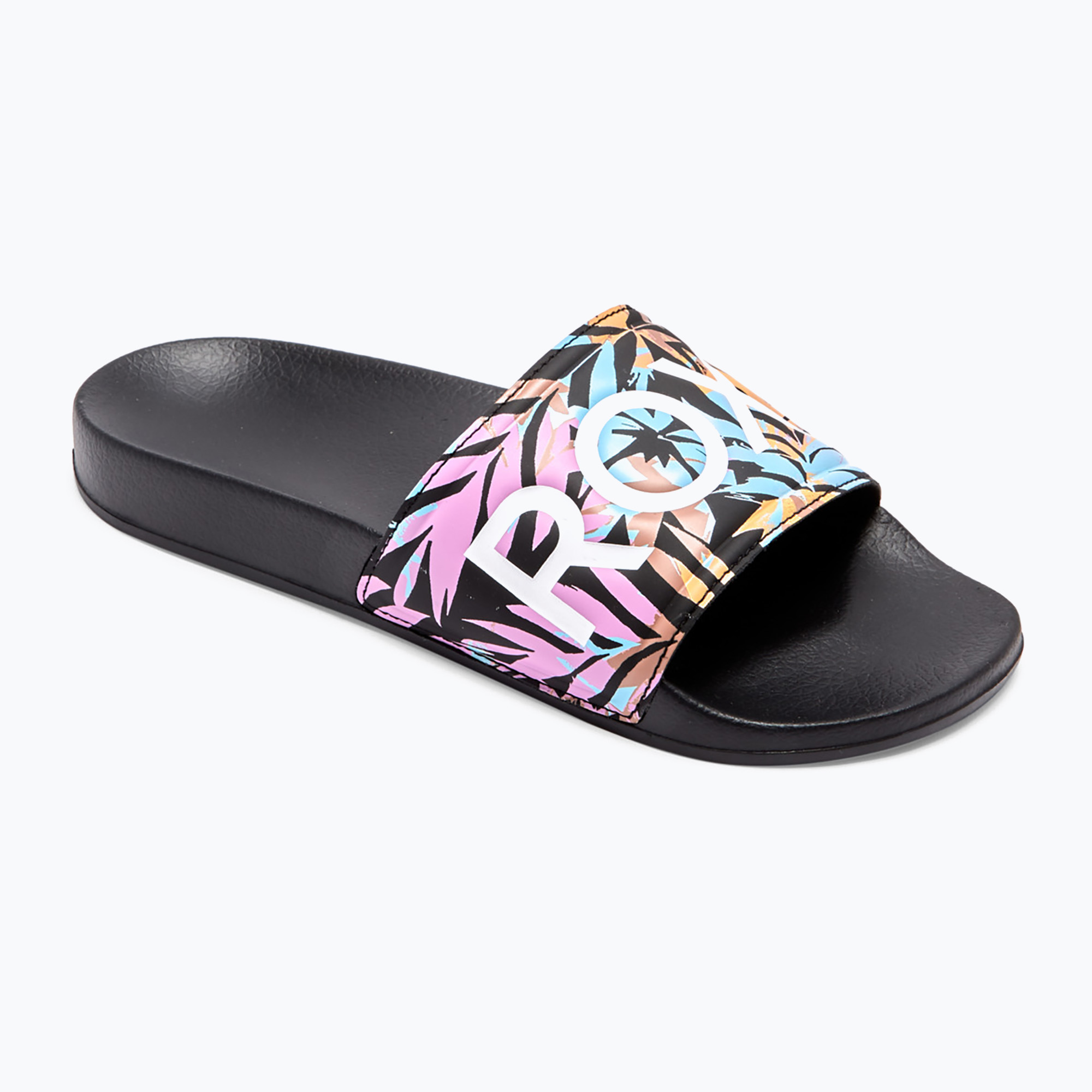 Klapki damskie ROXY Slippy II black multi camo 