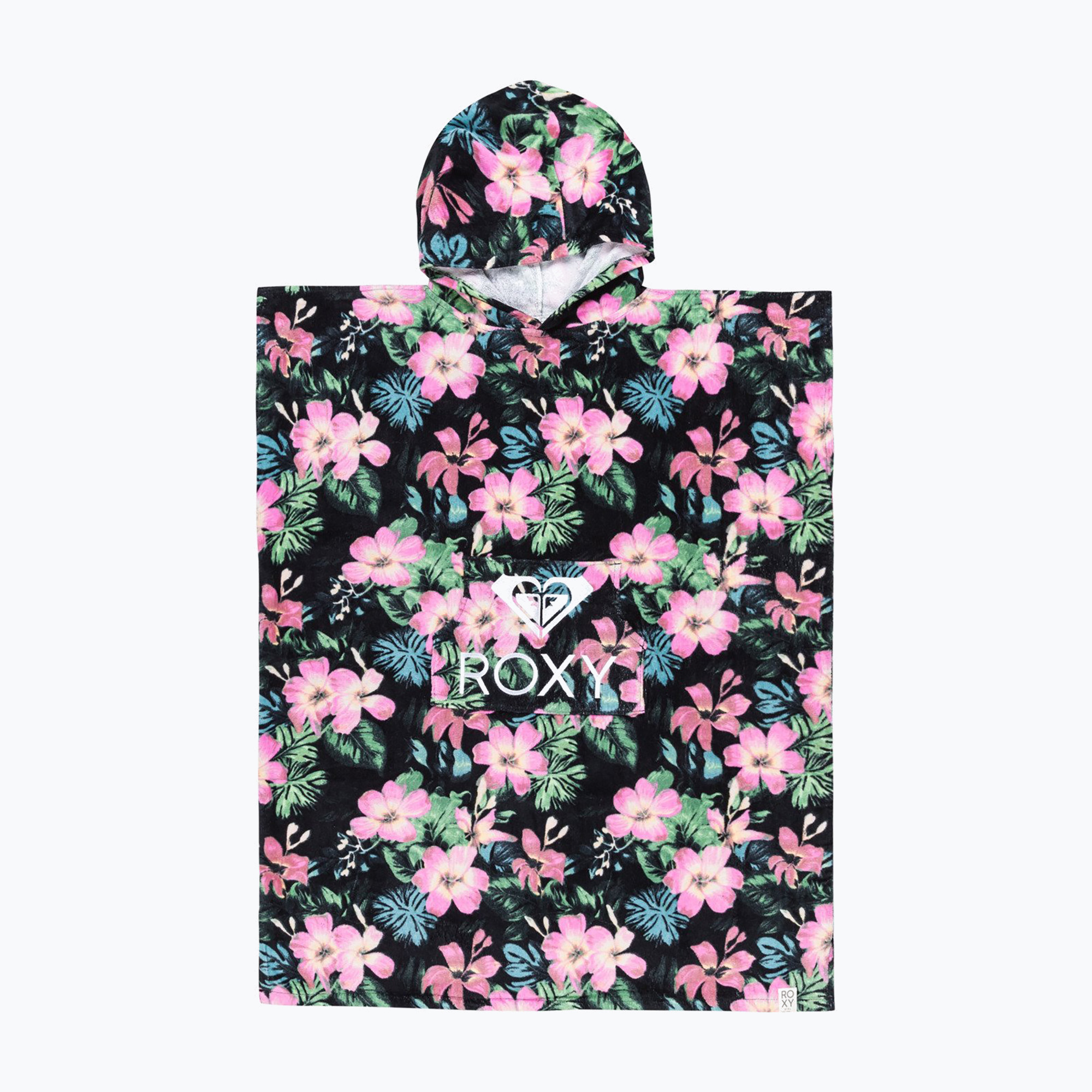 Ponczo dziecięce ROXY Stay Magical Printed basil party waves yw 