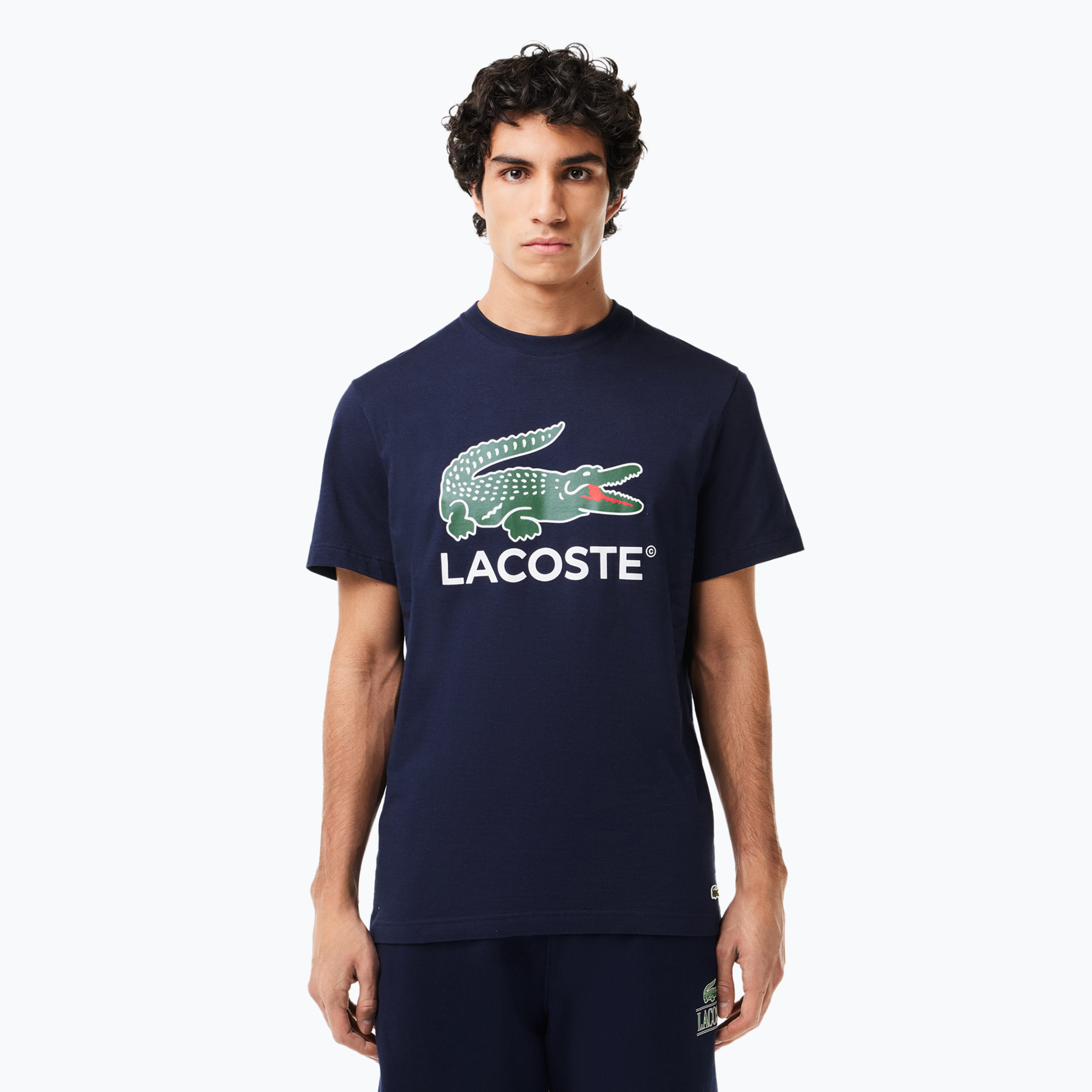 Koszulka męska Lacoste TH1285 navy blue | WYSYŁKA W 24H | 30 DNI NA ZWROT