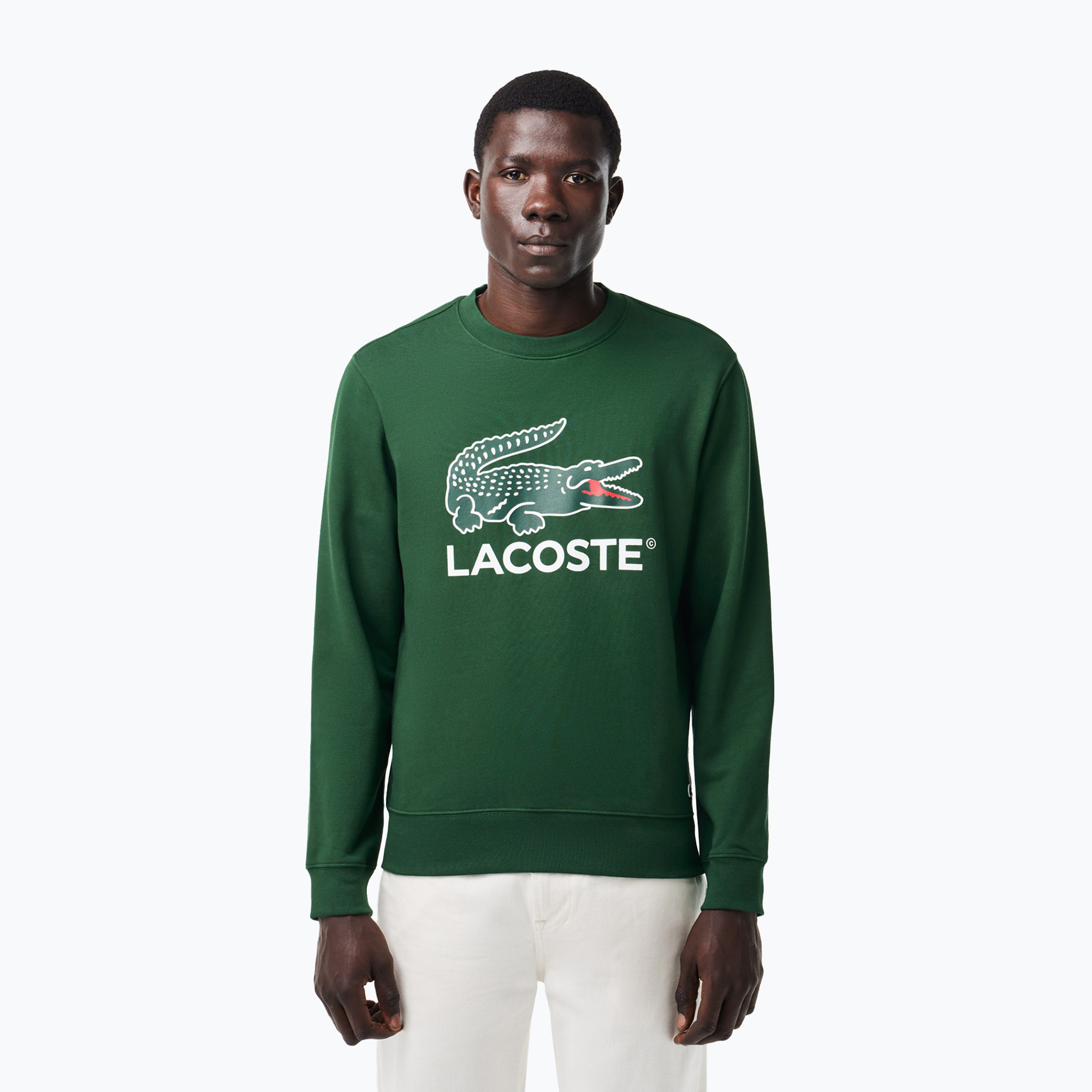 Bluza męska Lacoste SH1281 green | WYSYŁKA W 24H | 30 DNI NA ZWROT