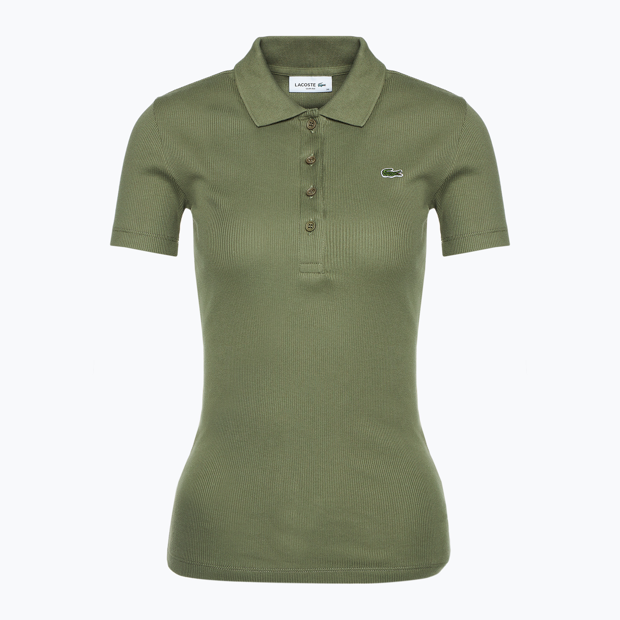 Koszulka polo damska Lacoste DF5377 khaki | WYSYŁKA W 24H | 30 DNI NA ZWROT