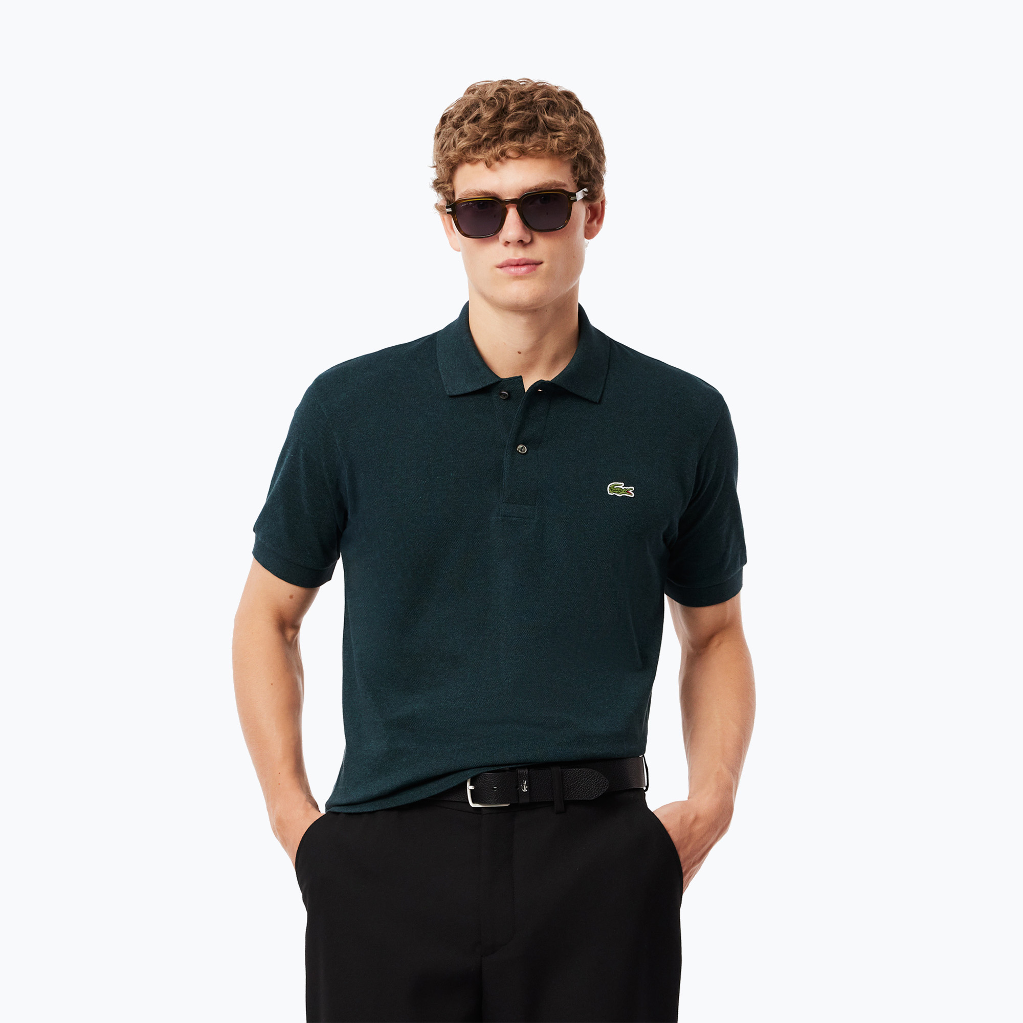 Koszulka polo męska Lacoste L1264 pin jaspe | WYSYŁKA W 24H | 30 DNI NA ZWROT