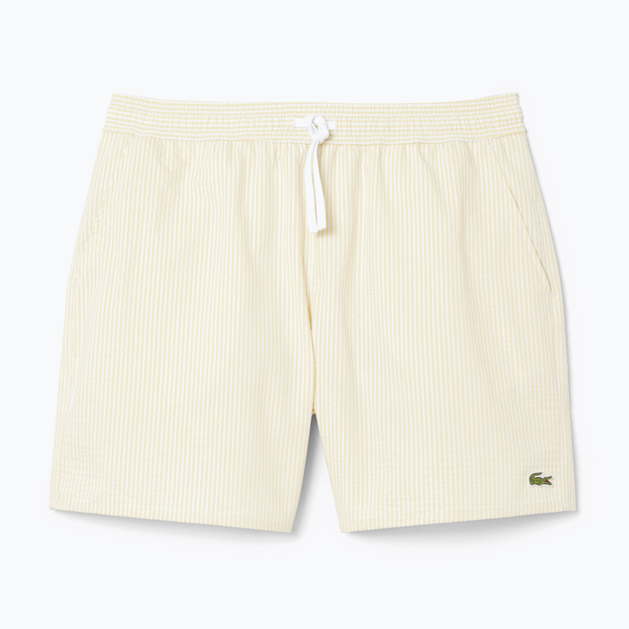 Szorty kąpielowe męskie Lacoste MH9089 white/yellow 