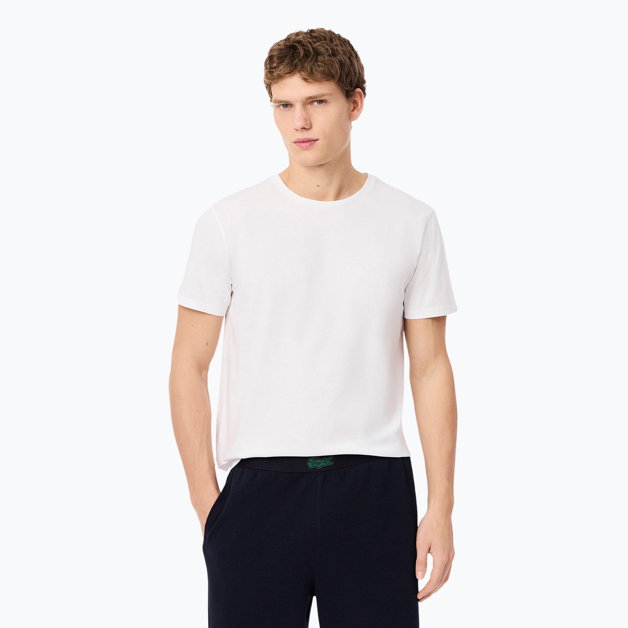 Koszulka męska Lacoste TH9010 3-pak white | WYSYŁKA W 24H | 30 DNI NA ZWROT