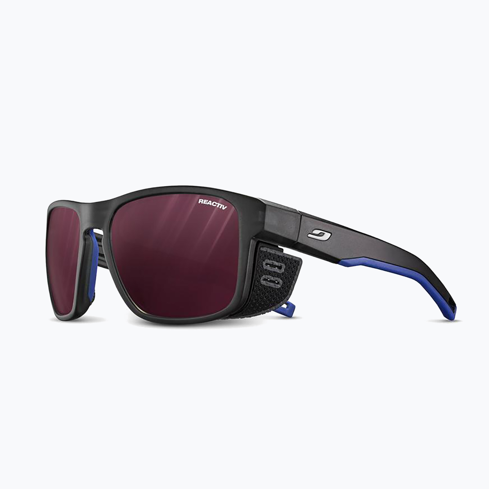 Okulary przeciwsłoneczne Julbo Shield Reactiv High Contrast translucent black/blue/white 