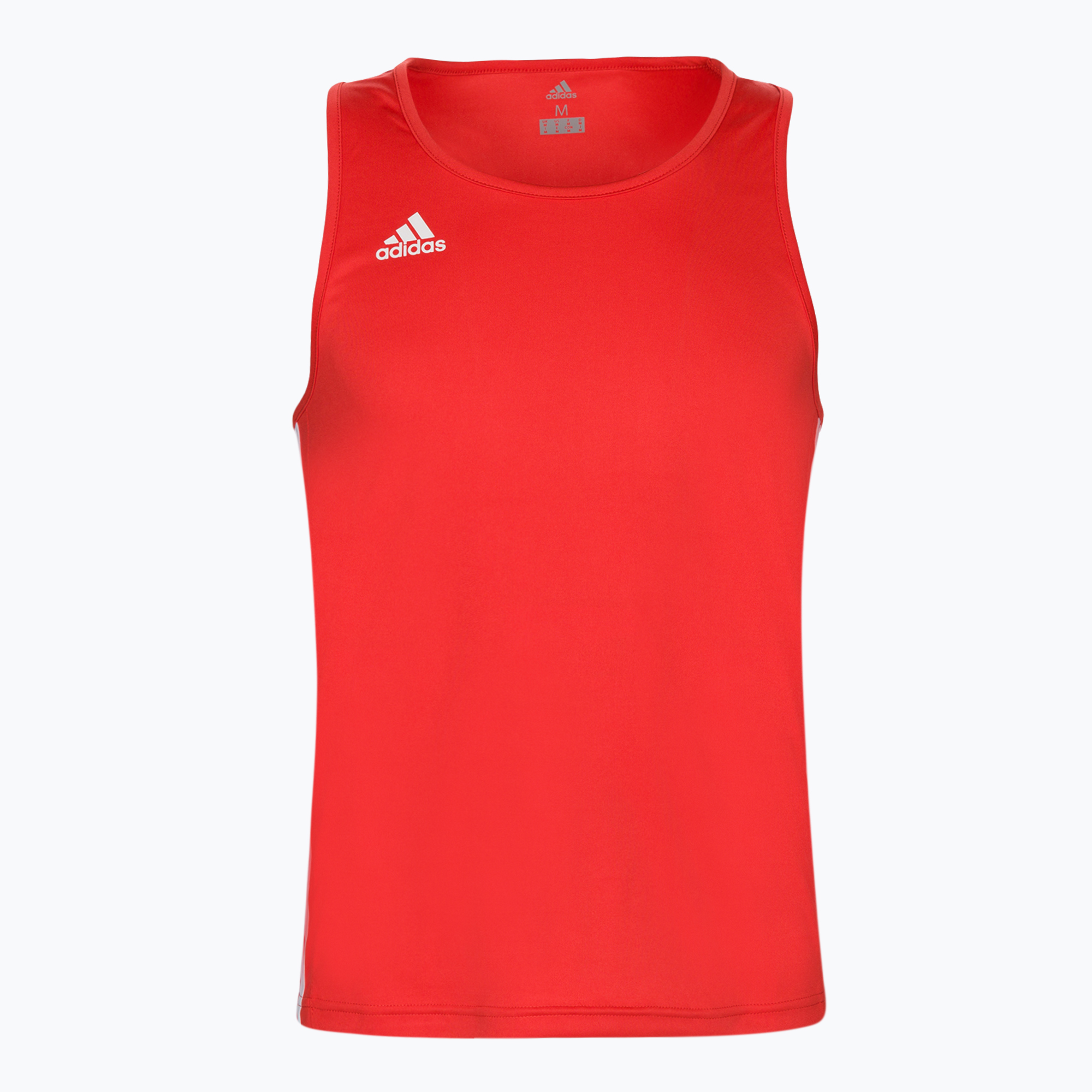 Zdjęcia - Ubrania do sportów walki Adidas Koszulka treningowa  Boxing Top czerwona ADIBTT02 | WYSYŁKA W 24H | 