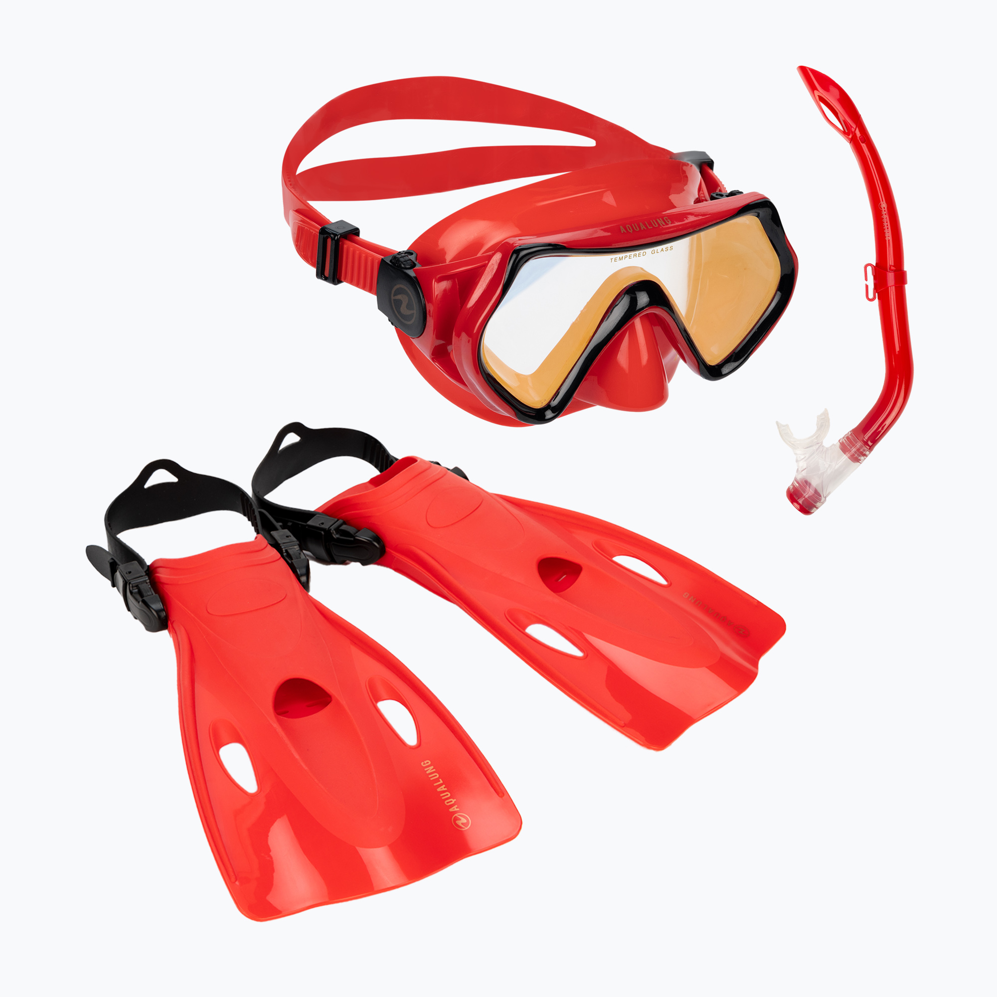 Zestaw do snorkelingu dziecięcy Aqualung Hero Set red/gold | WYSYŁKA W 24H | 30 DNI NA ZWROT