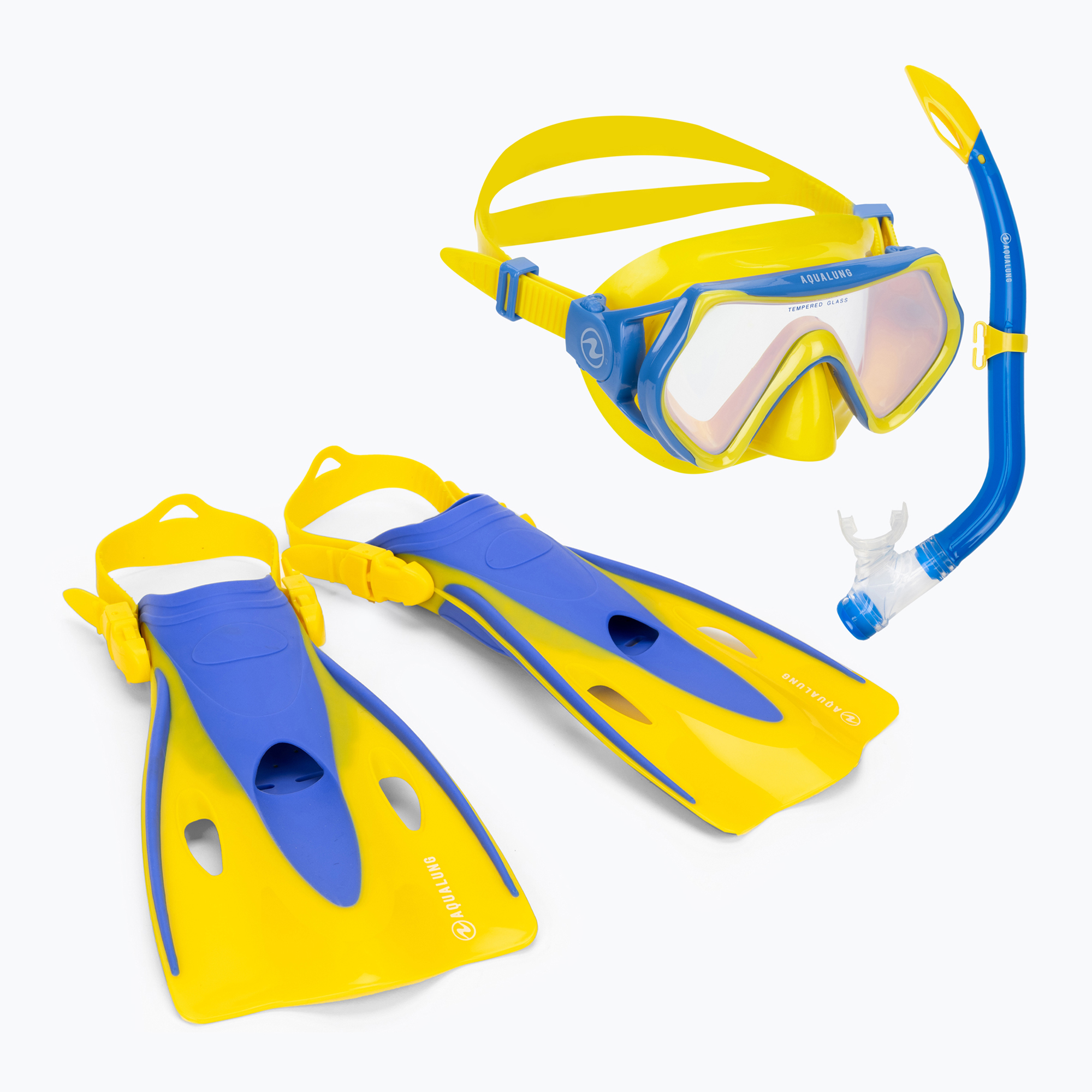 Zestaw do snorkelingu dziecięcy Aqualung Hero Set yellow/blue | WYSYŁKA W 24H | 30 DNI NA ZWROT