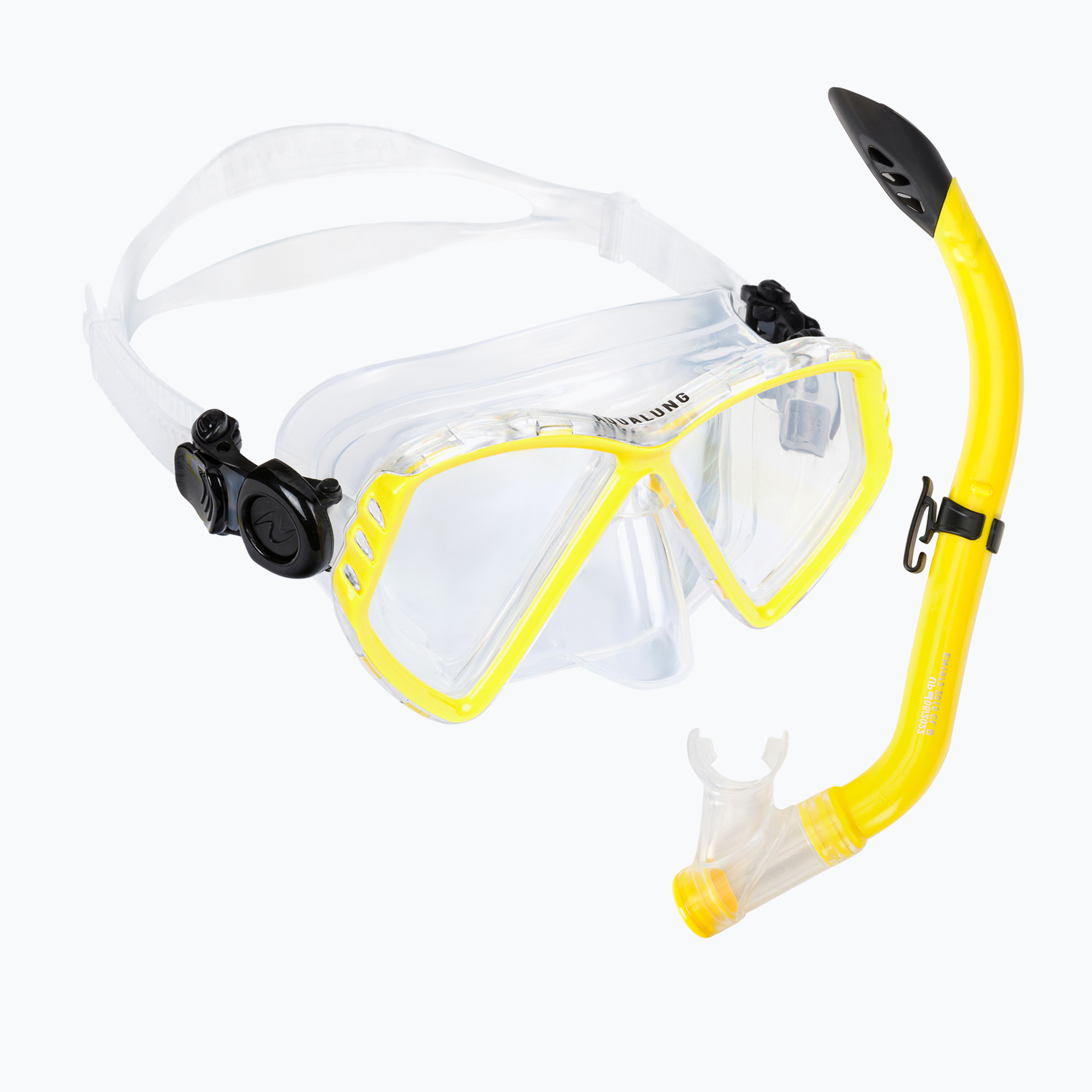 Zestaw do snorkelingu dziecięcy Aqualung Cub Combo transparent/yellow | WYSYŁKA W 24H | 30 DNI NA ZWROT