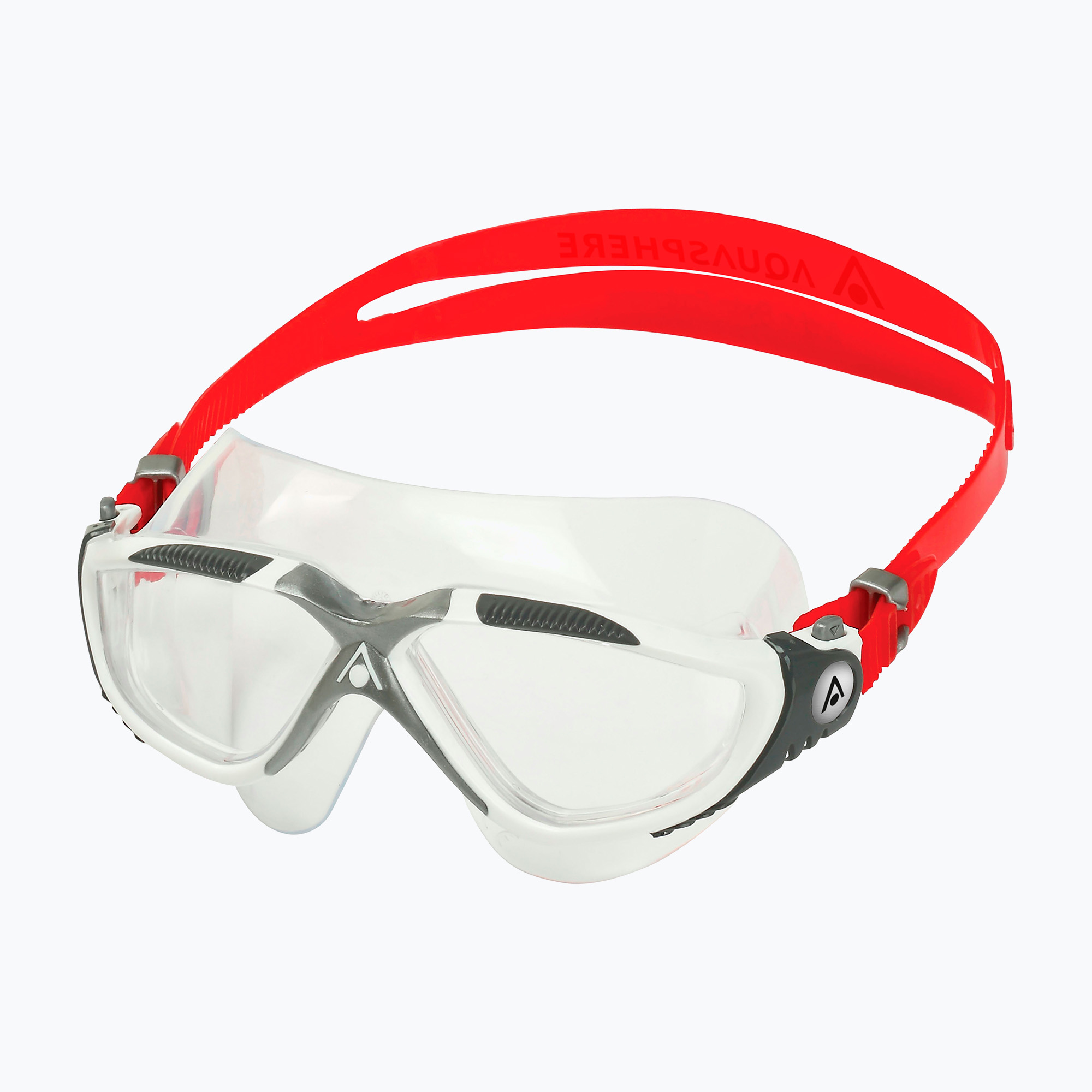 Maska do pływania Aquasphere Vista white/red/clear | WYSYŁKA W 24H | 30 DNI NA ZWROT