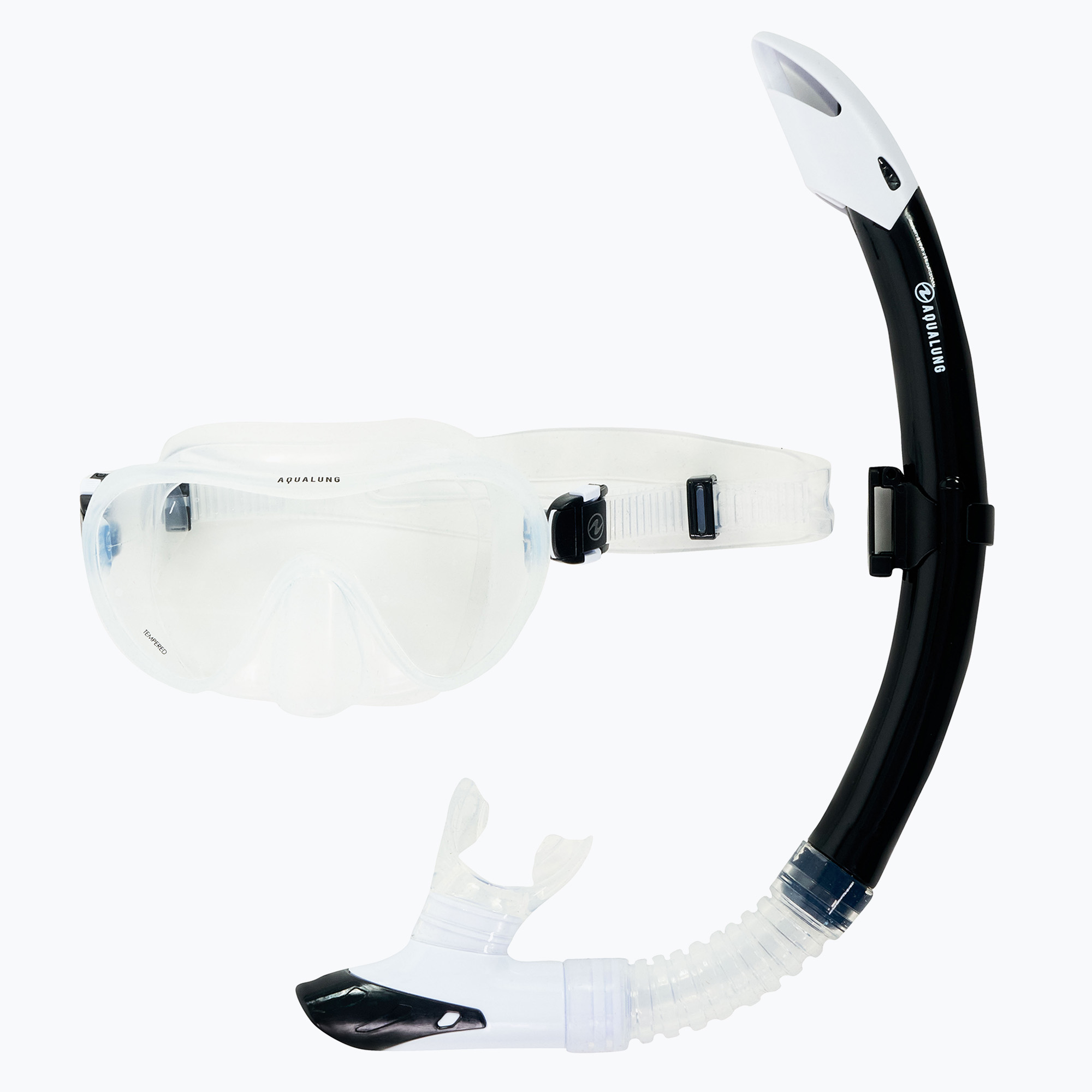 Zestaw do snorkelingu Aqualung Combo Nabul maska + fajka silver/mirror 