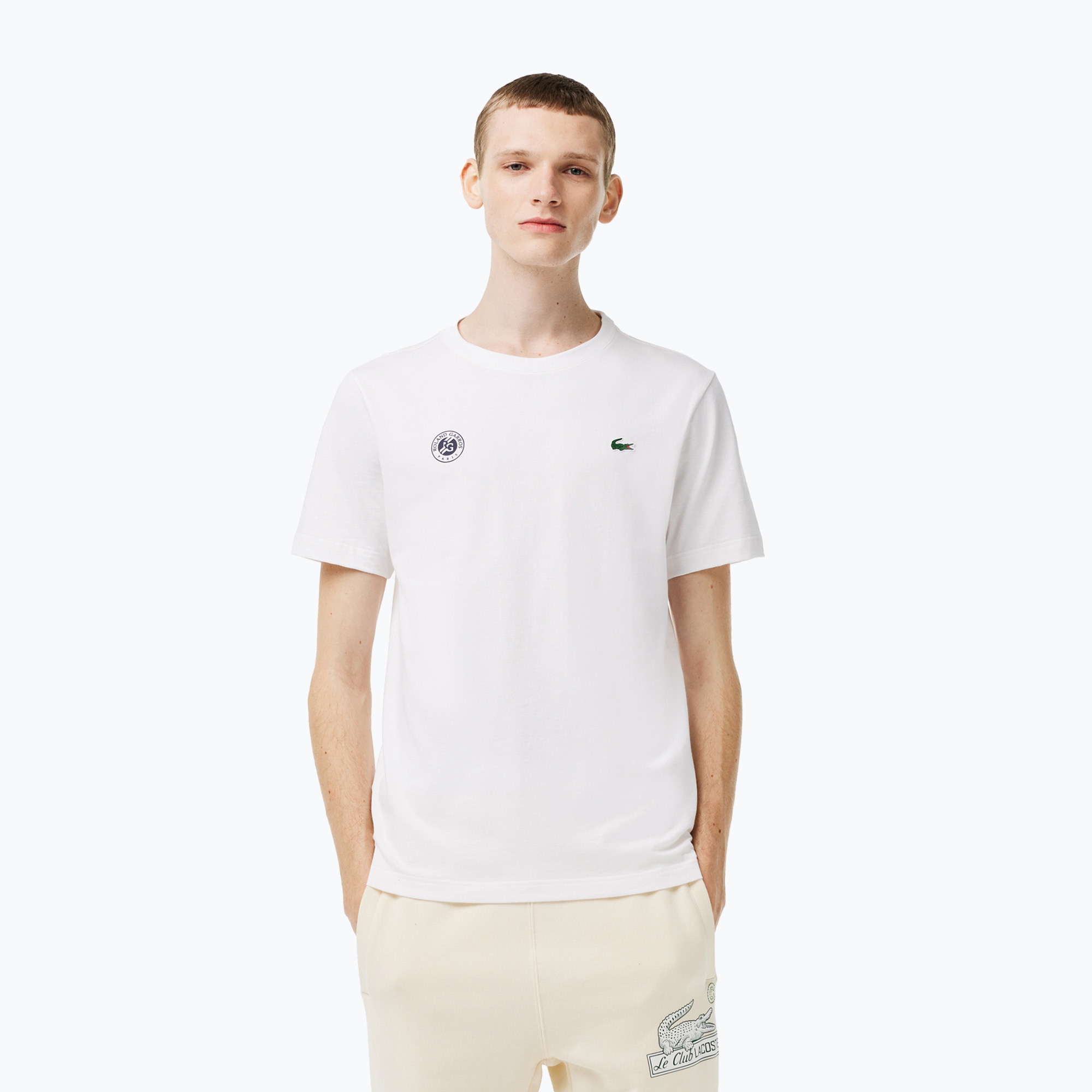 Koszulka męska Lacoste TH2116 white | WYSYŁKA W 24H | 30 DNI NA ZWROT