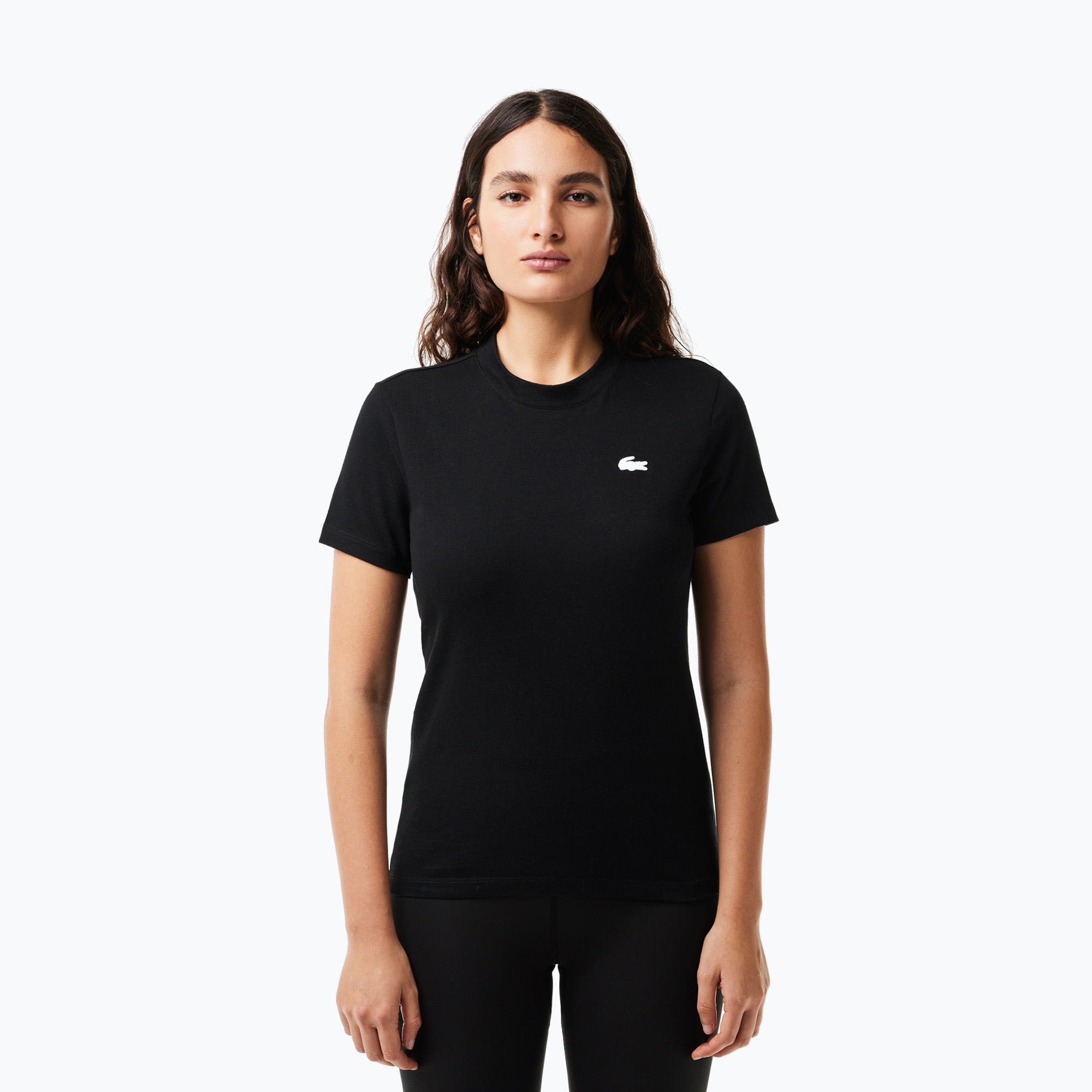 Koszulka damska Lacoste TF9246 black | WYSYŁKA W 24H | 30 DNI NA ZWROT