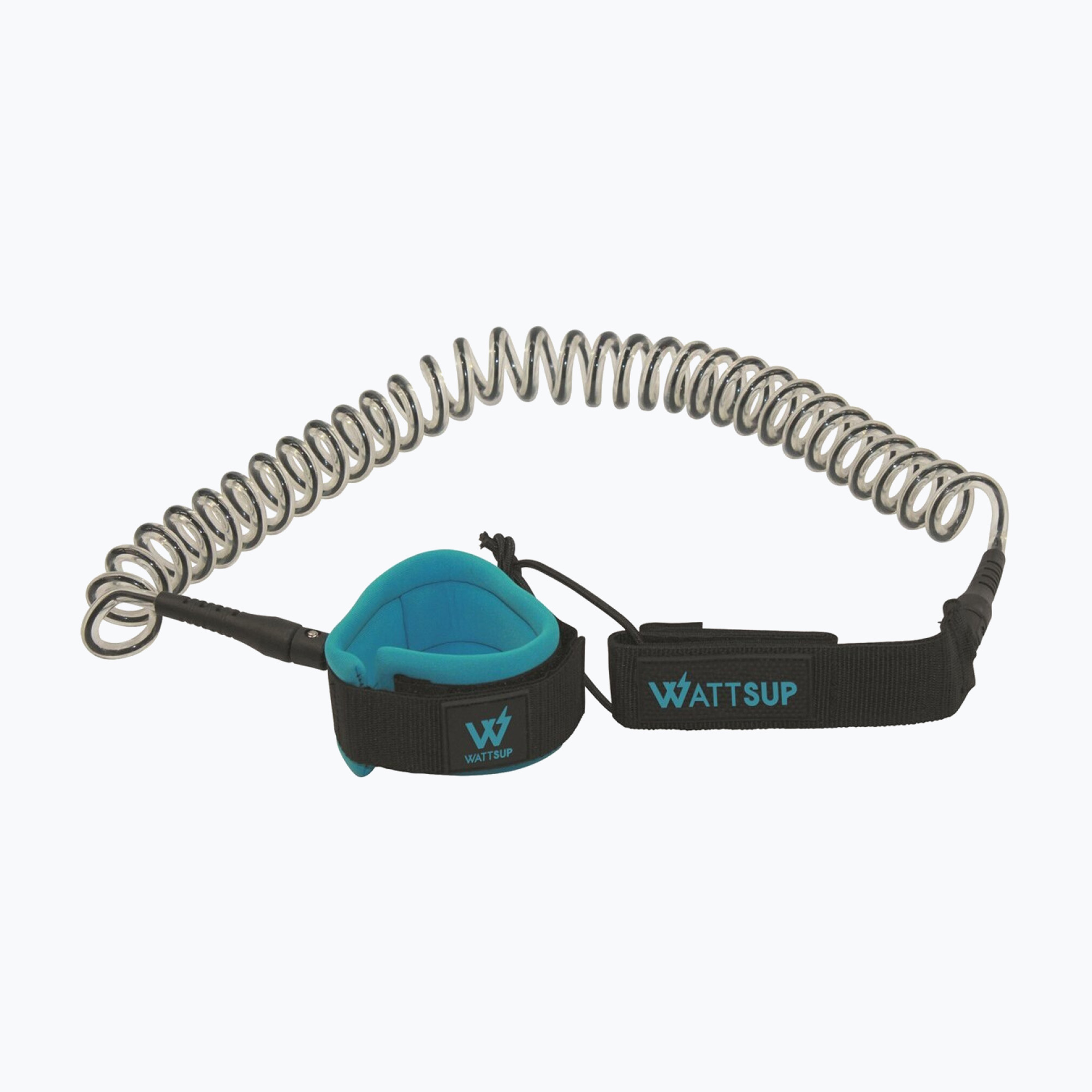 Leash do deski SUP WATTSUP Coiled 10' black/blue | WYSYŁKA W 24H | 30 DNI NA ZWROT