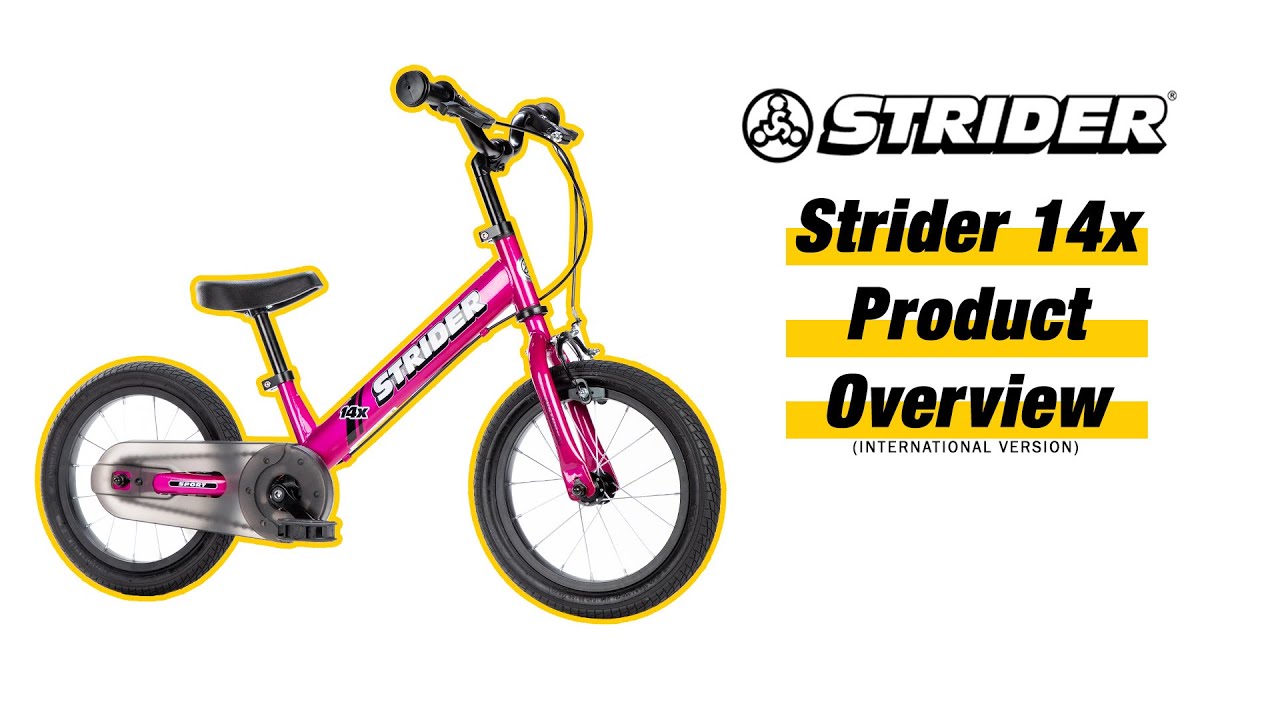 Rowerek biegowy Strider 14x Sport fuschia