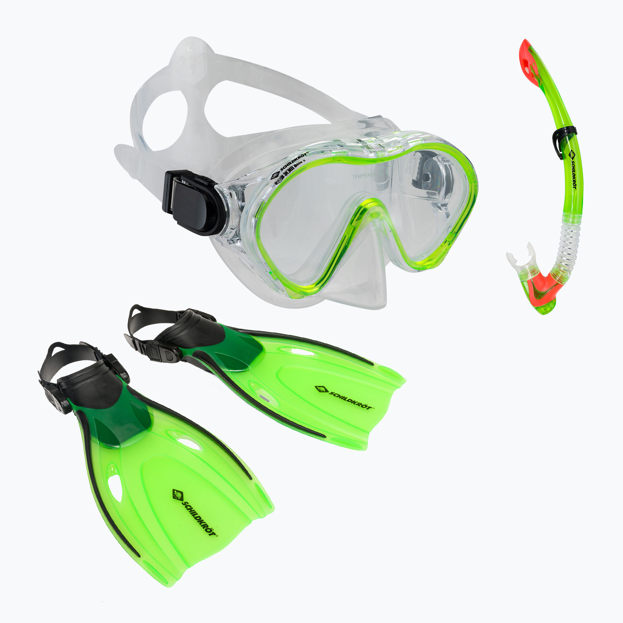 Zestaw do snorkelingu dziecięcy Schildkröt Bermuda green | WYSYŁKA W 24H | 30 DNI NA ZWROT