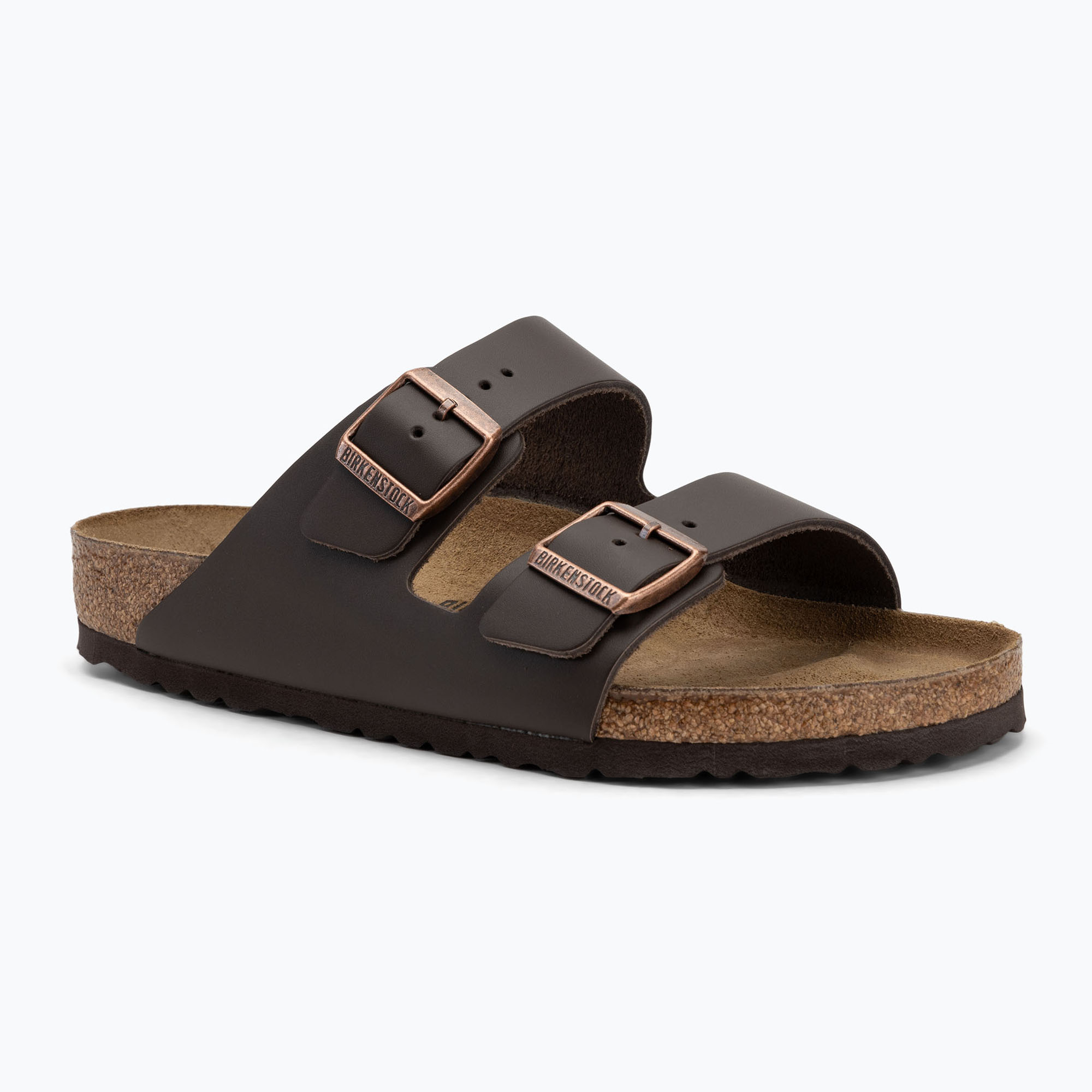 Klapki BIRKENSTOCK Arizona NL Regular dark brown 