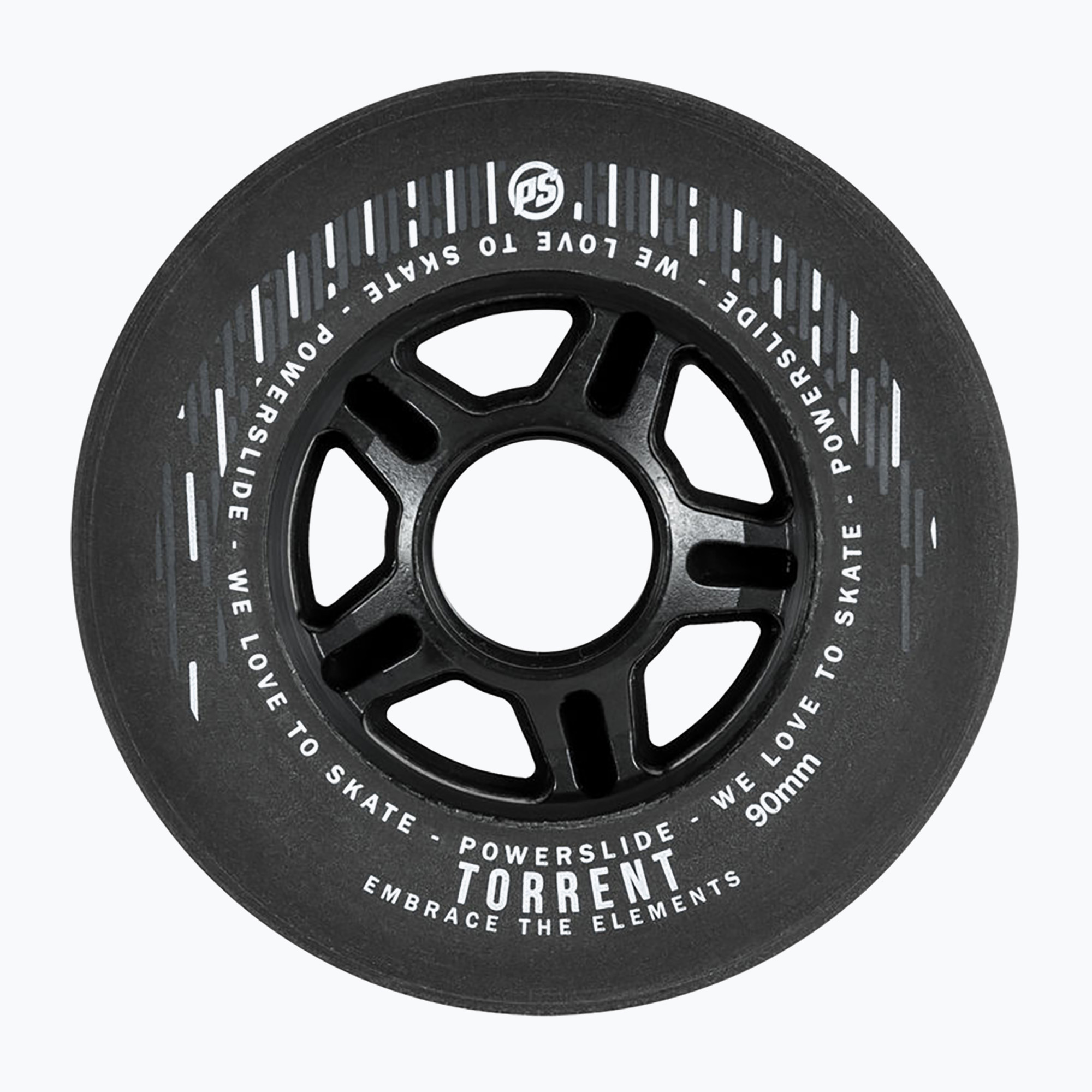 Kółka do rolek Powerslide Torrent Rain 90 mm/84A 4 szt. black 