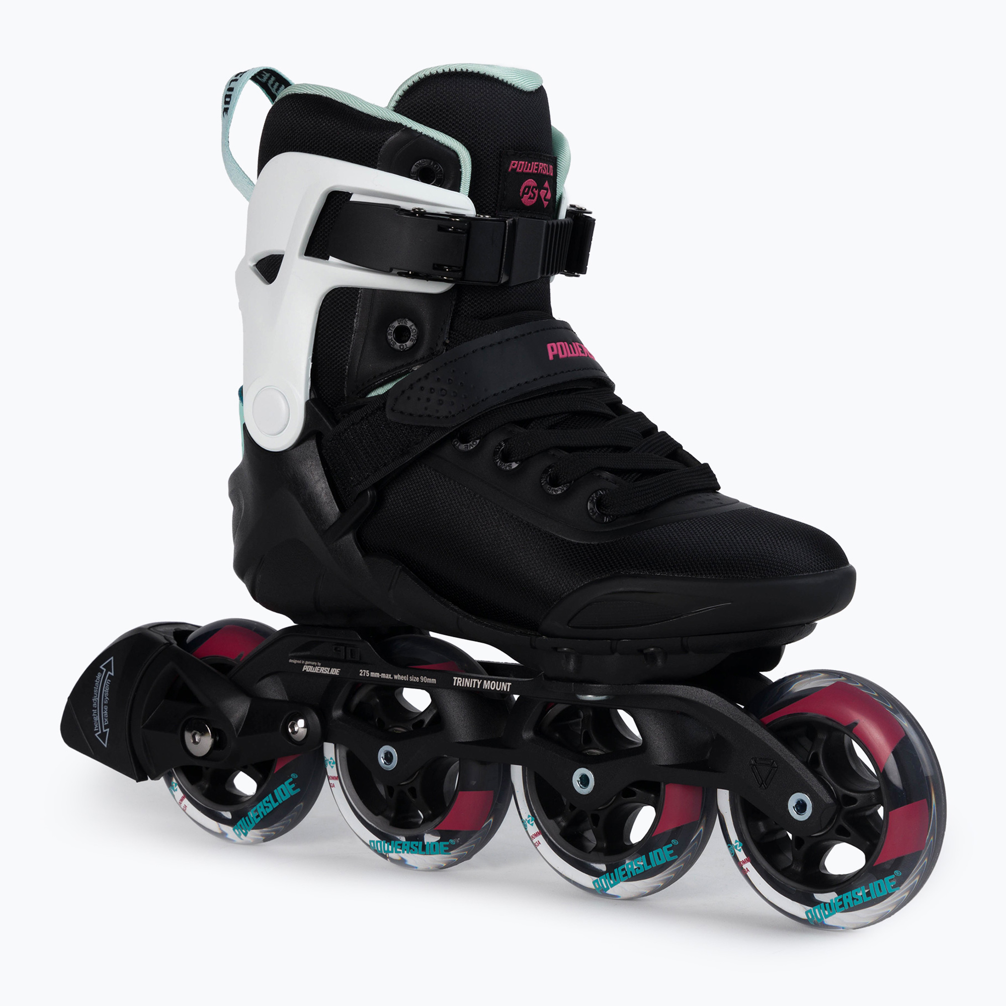 Rolki  damskie Powerslide Radon Teal 90 black/white | WYSYŁKA W 24H | 30 DNI NA ZWROT