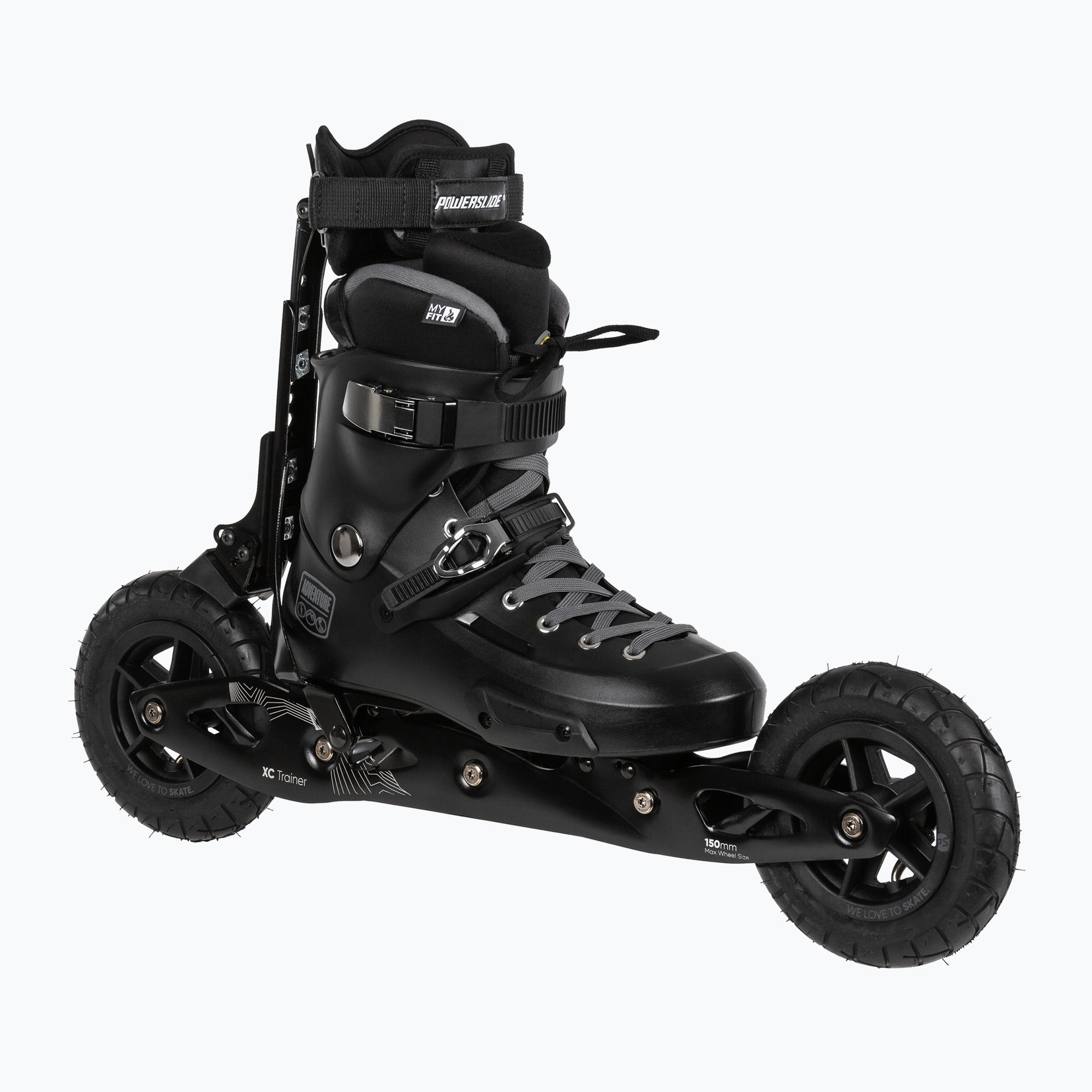 Rolki terenowe Powerslide XC Trainer 150 black 