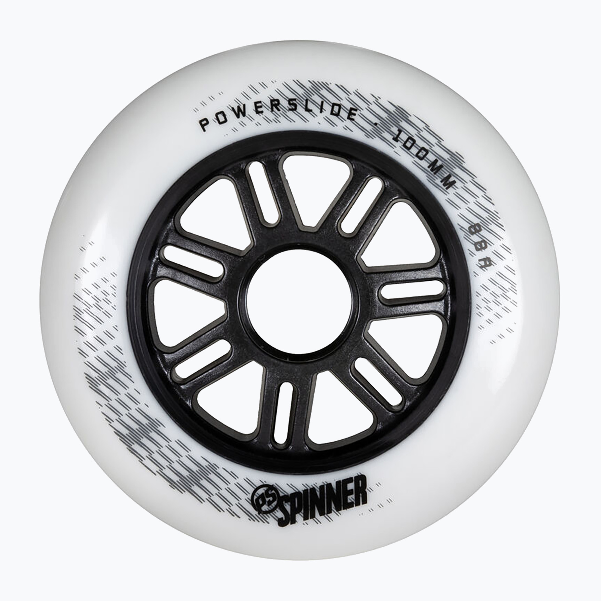 Kółka do rolek Powerslide Spinner 100 mm/88A 3 szt. white 