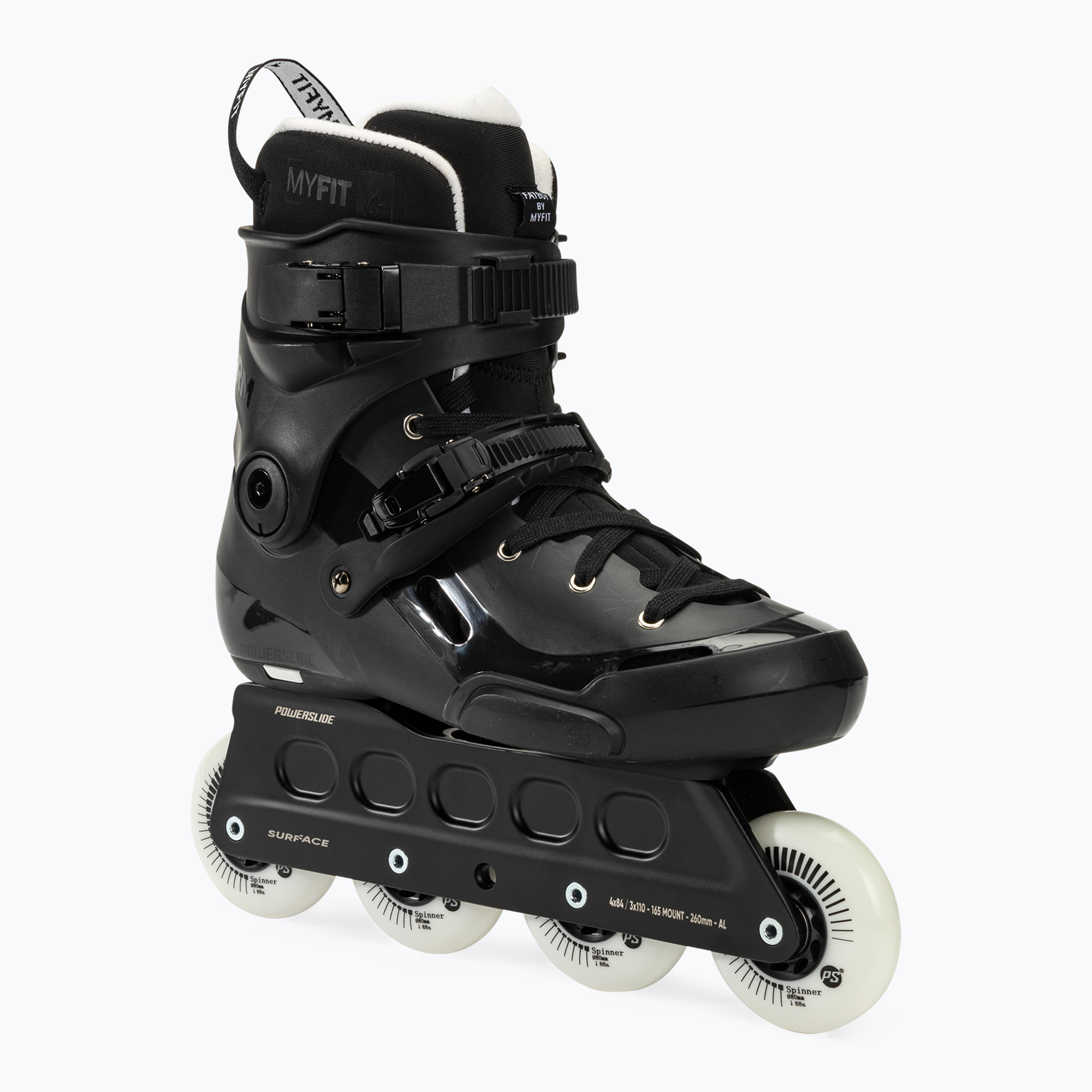 Rolki Powerslide Storm 80 black | WYSYŁKA W 24H | 30 DNI NA ZWROT