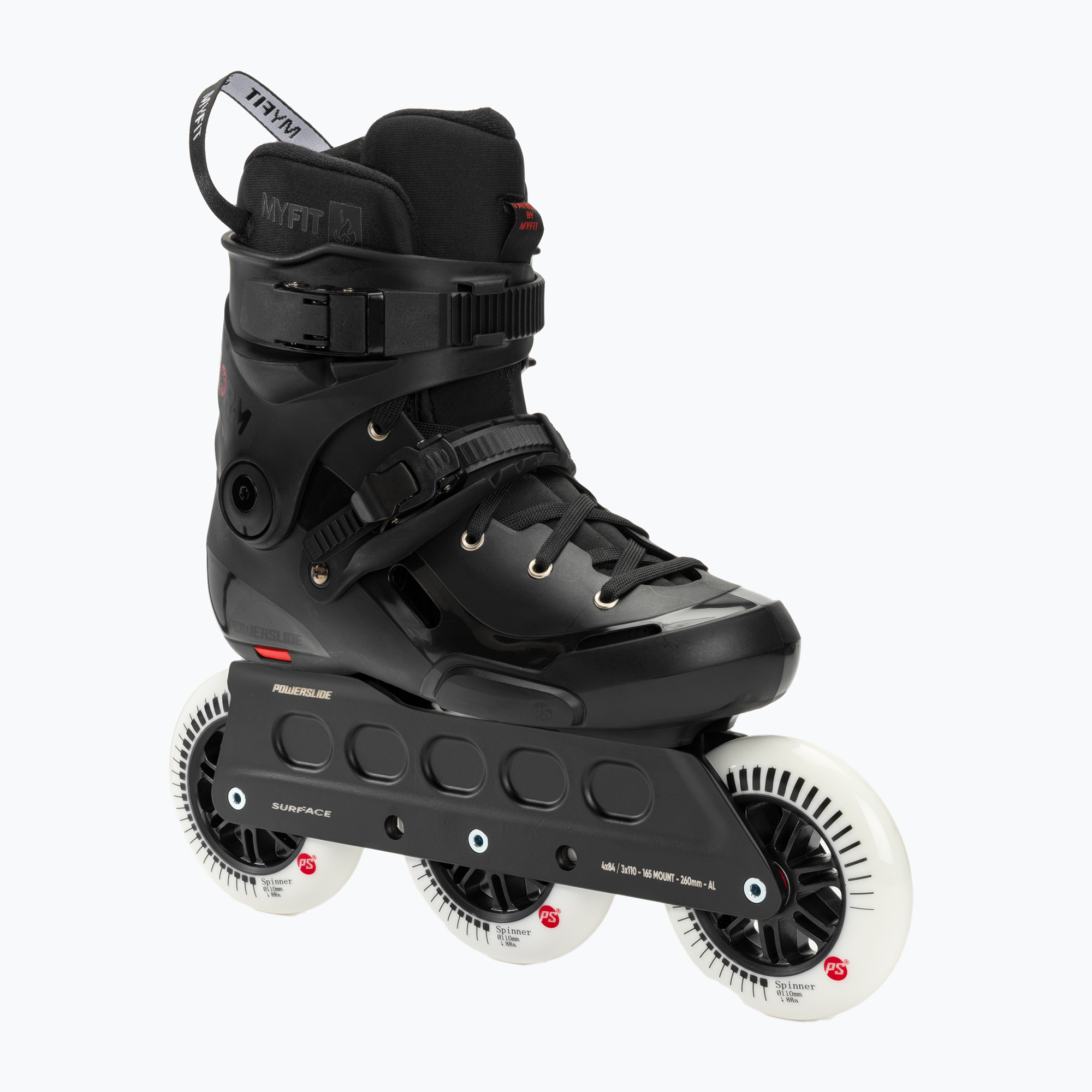 Rolki Powerslide Storm 110 black | WYSYŁKA W 24H | 30 DNI NA ZWROT