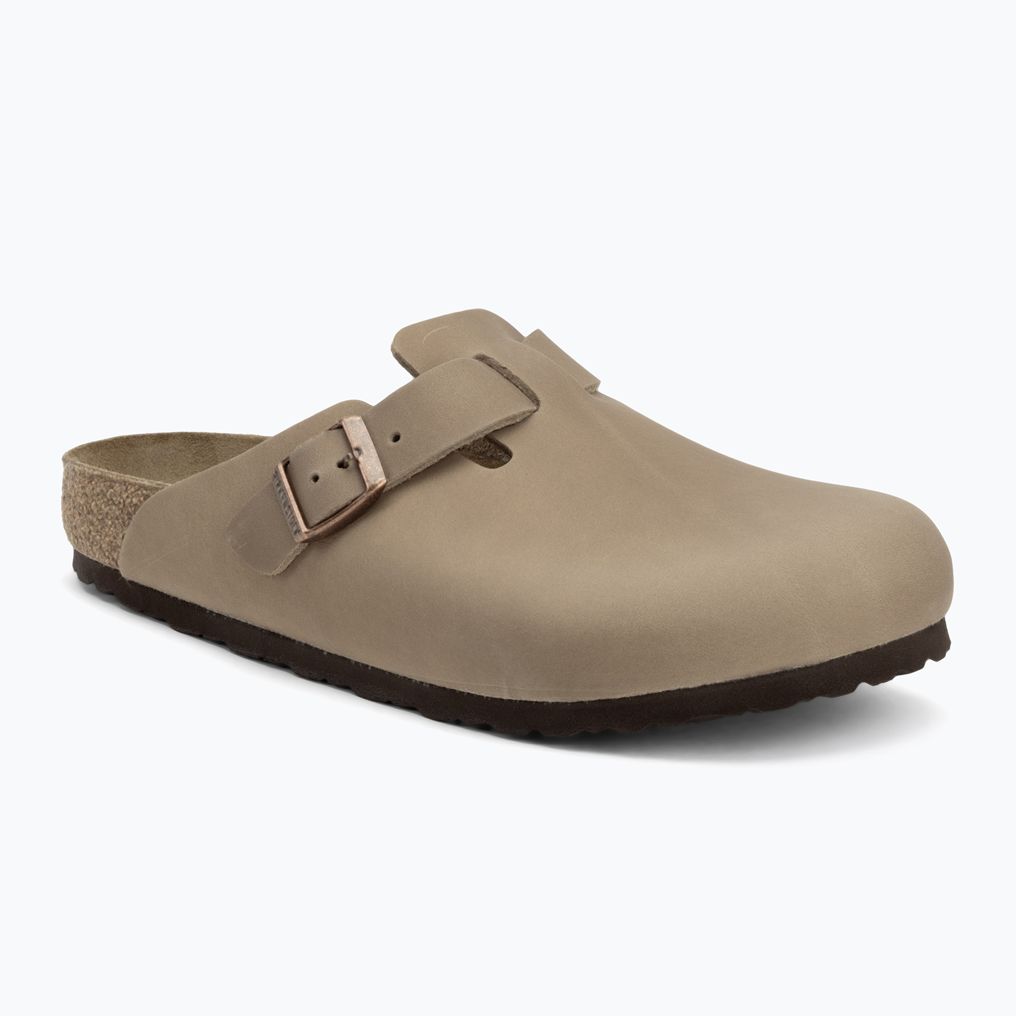 Klapki BIRKENSTOCK Boston LEOI Regular tabacco brown 