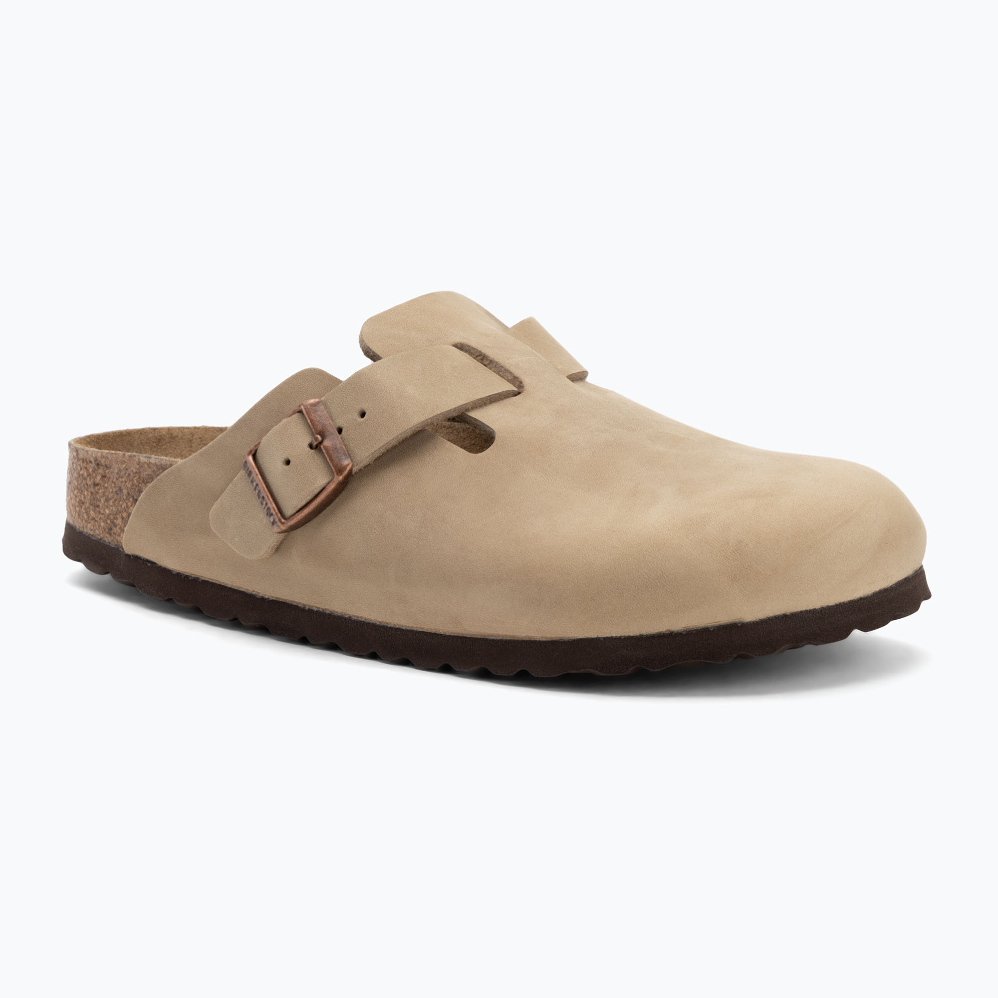 Klapki BIRKENSTOCK Boston LEOI Narrow tabacco brown 