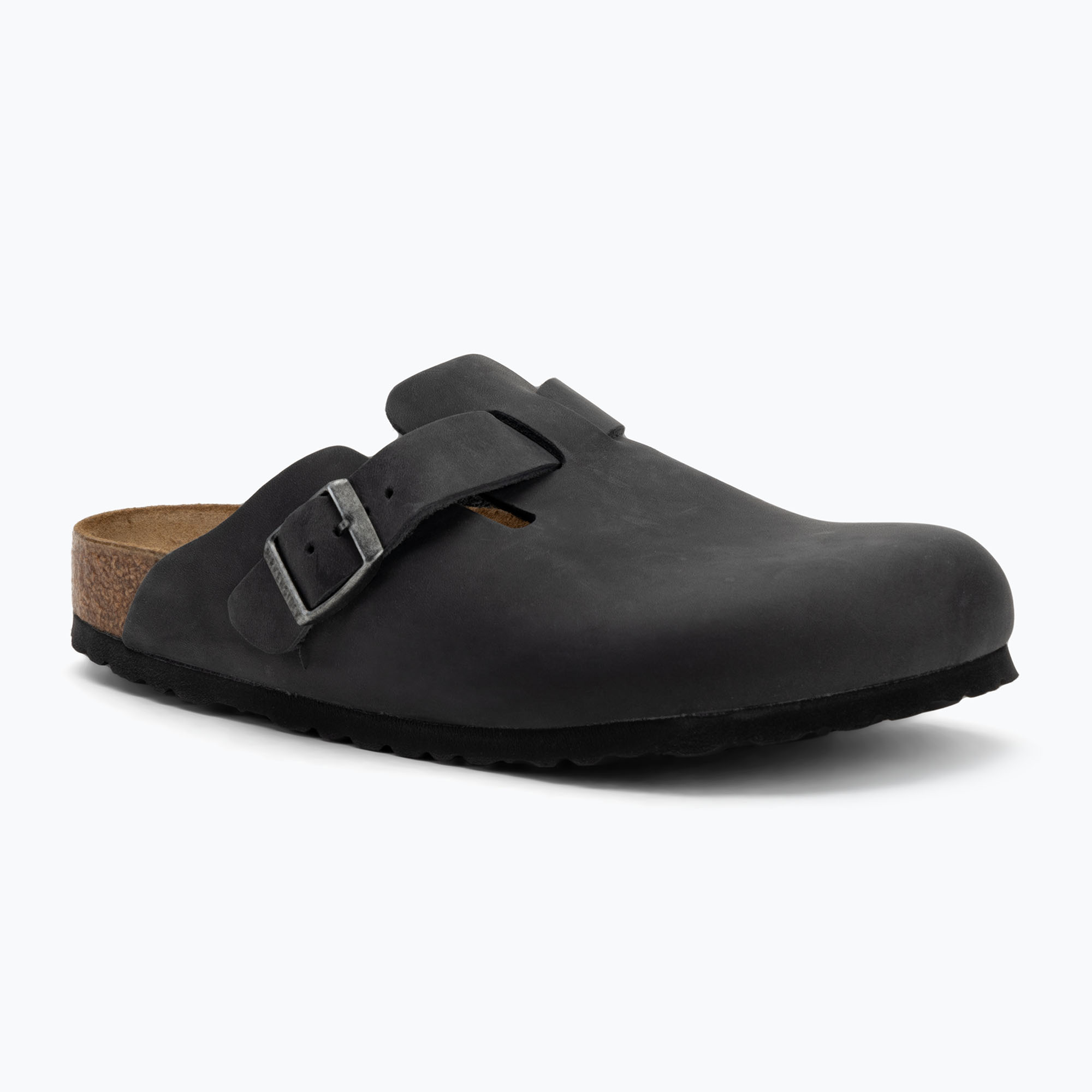Klapki BIRKENSTOCK Boston LEOI Narrow black 
