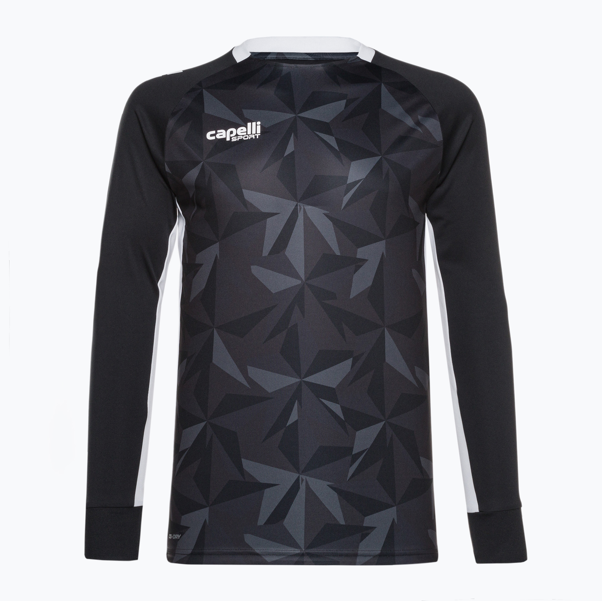 Longsleeve piłkarski męski Capelli Pitch Star Goalkeeper black/white | WYSYŁKA W 24H | 30 DNI NA ZWROT