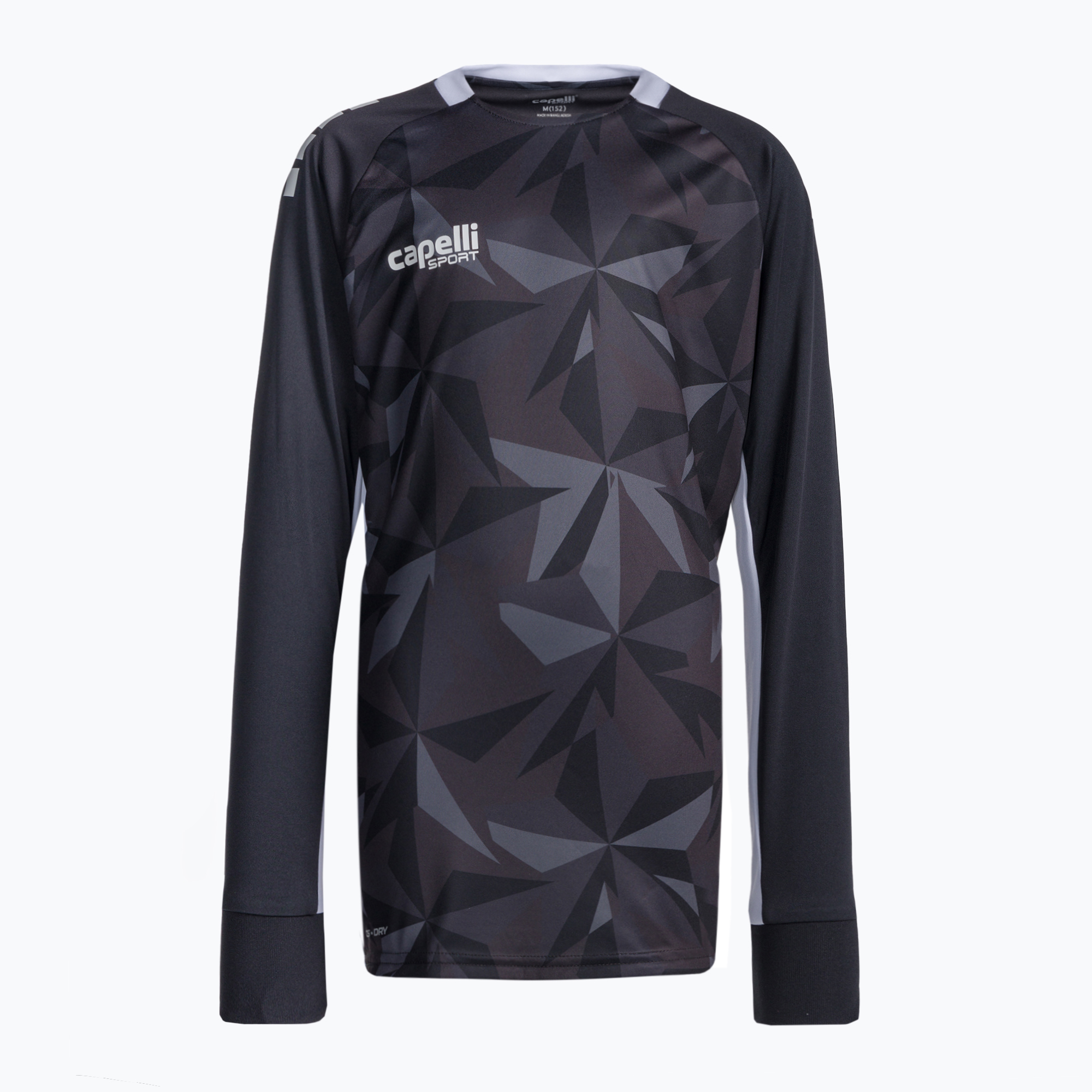 Longsleeve piłkarski dziecięcy Capelli Pitch Star Goalkeeper black/white | WYSYŁKA W 24H | 30 DNI NA ZWROT