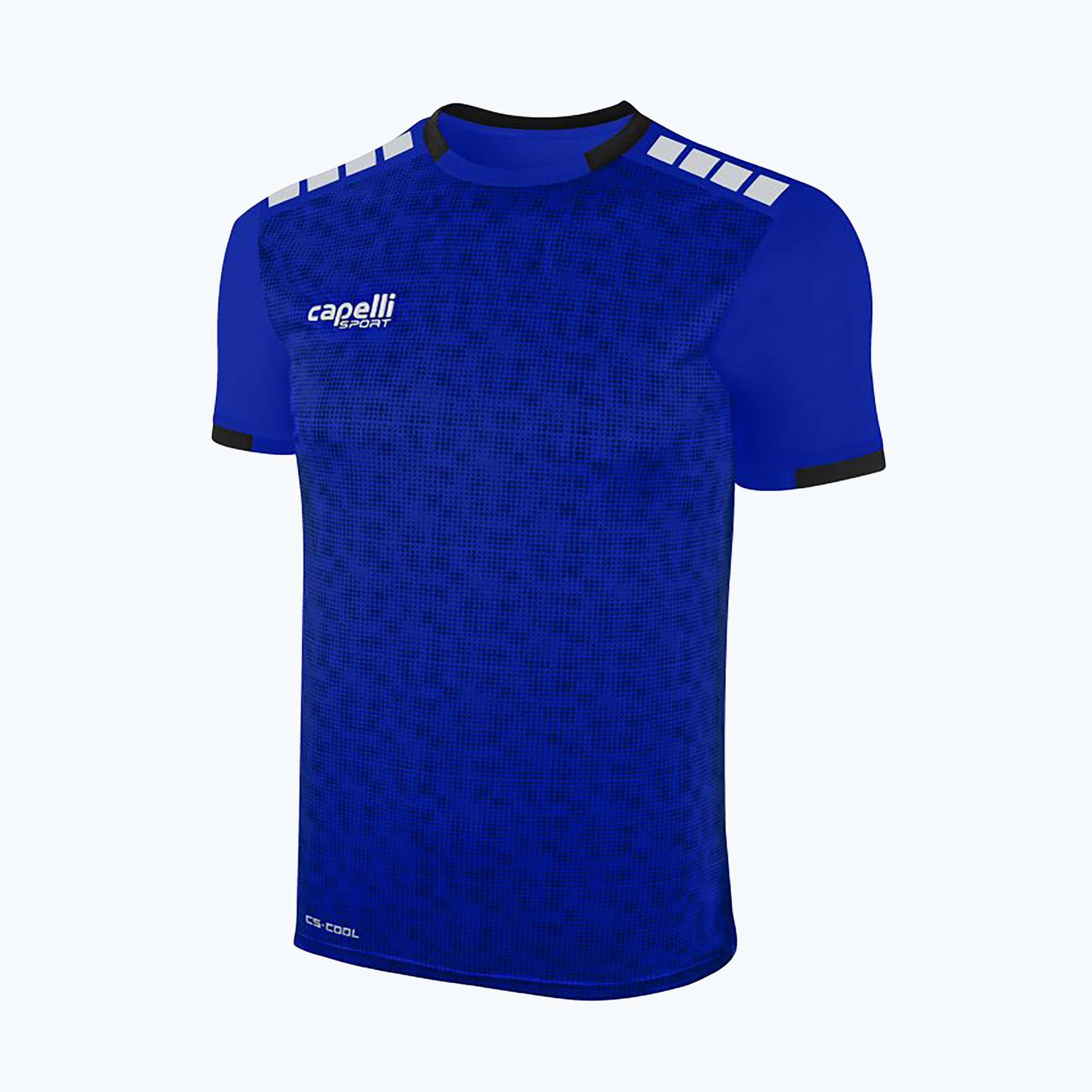 Koszulka piłkarska dziecięca Capelli Cs III Block Youth royal blue/black | WYSYŁKA W 24H | 30 DNI NA ZWROT